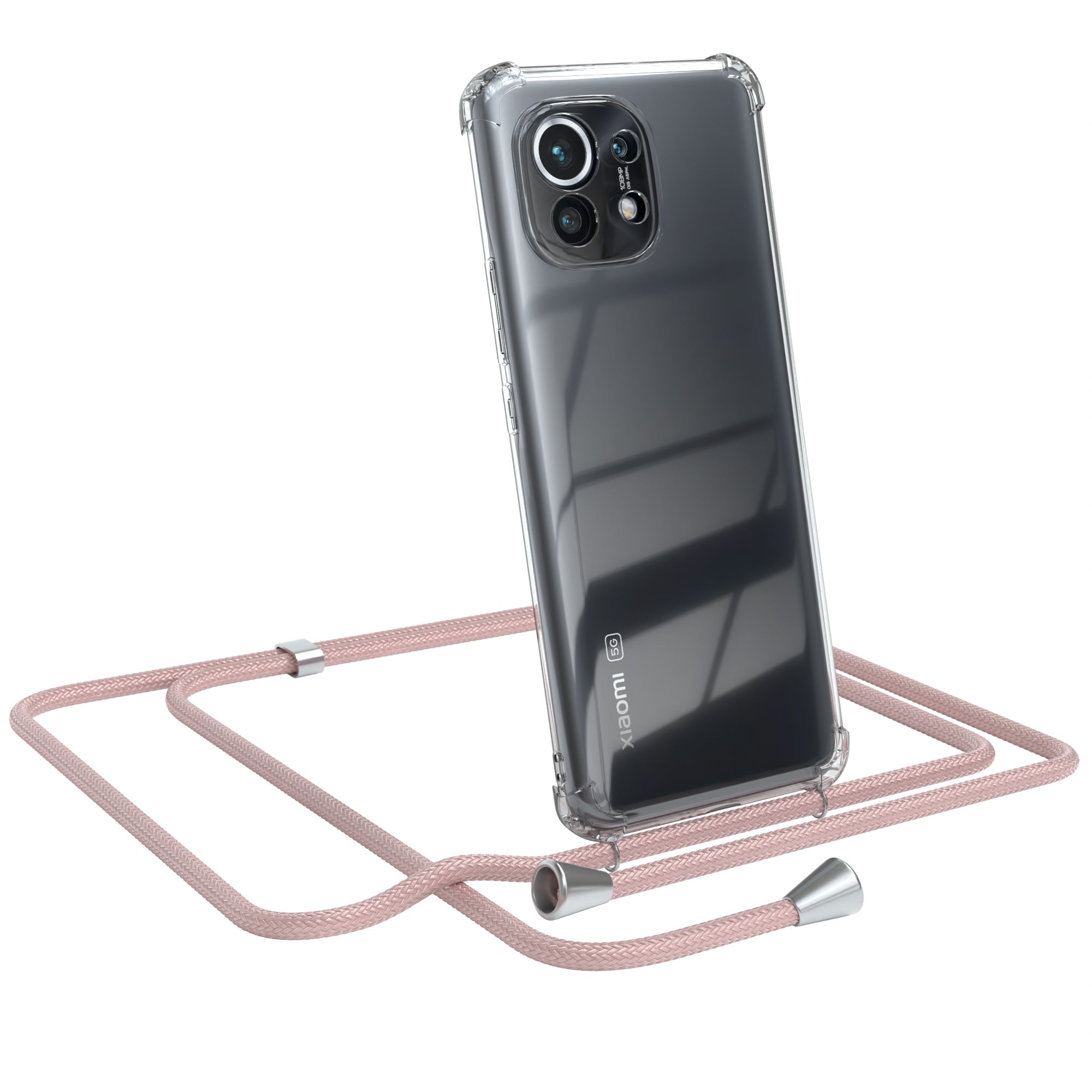 Xiaomi Mi 11 5G transparente Hülle + Kordel