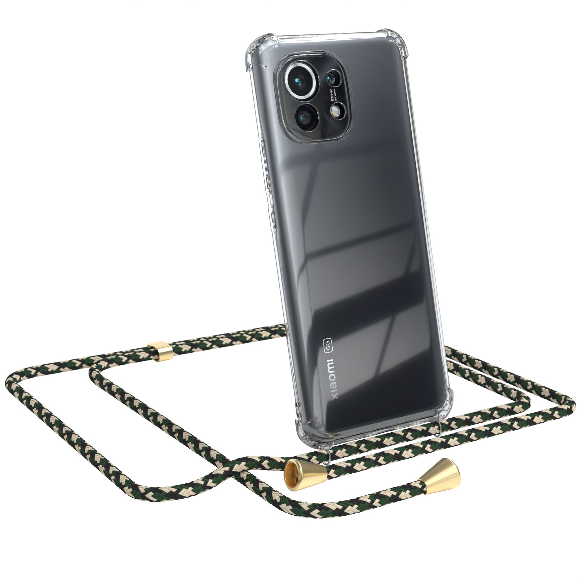 Xiaomi Mi 11 5G transparente Hülle + Kordel