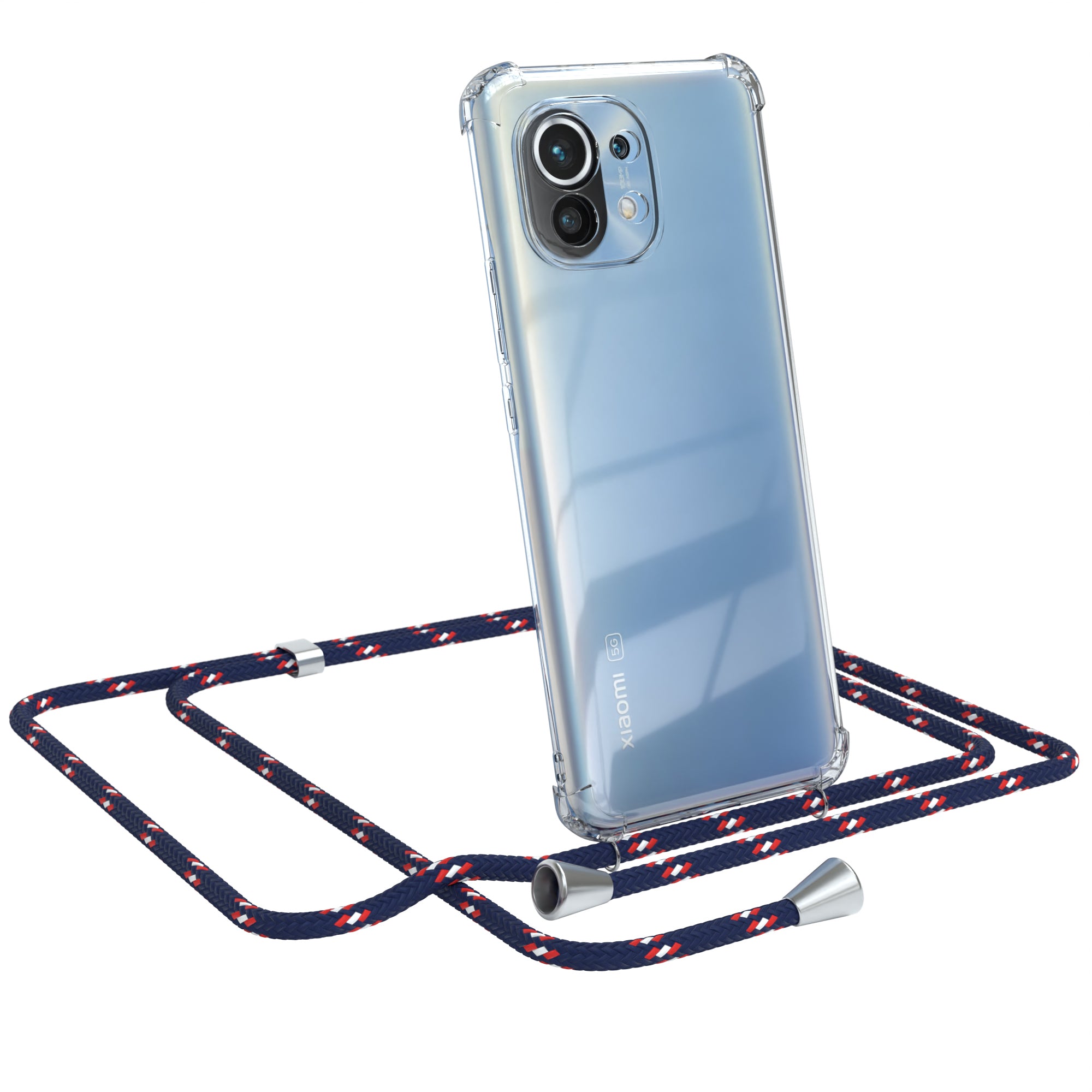 Xiaomi Mi 11 5G transparente Hülle + Kordel