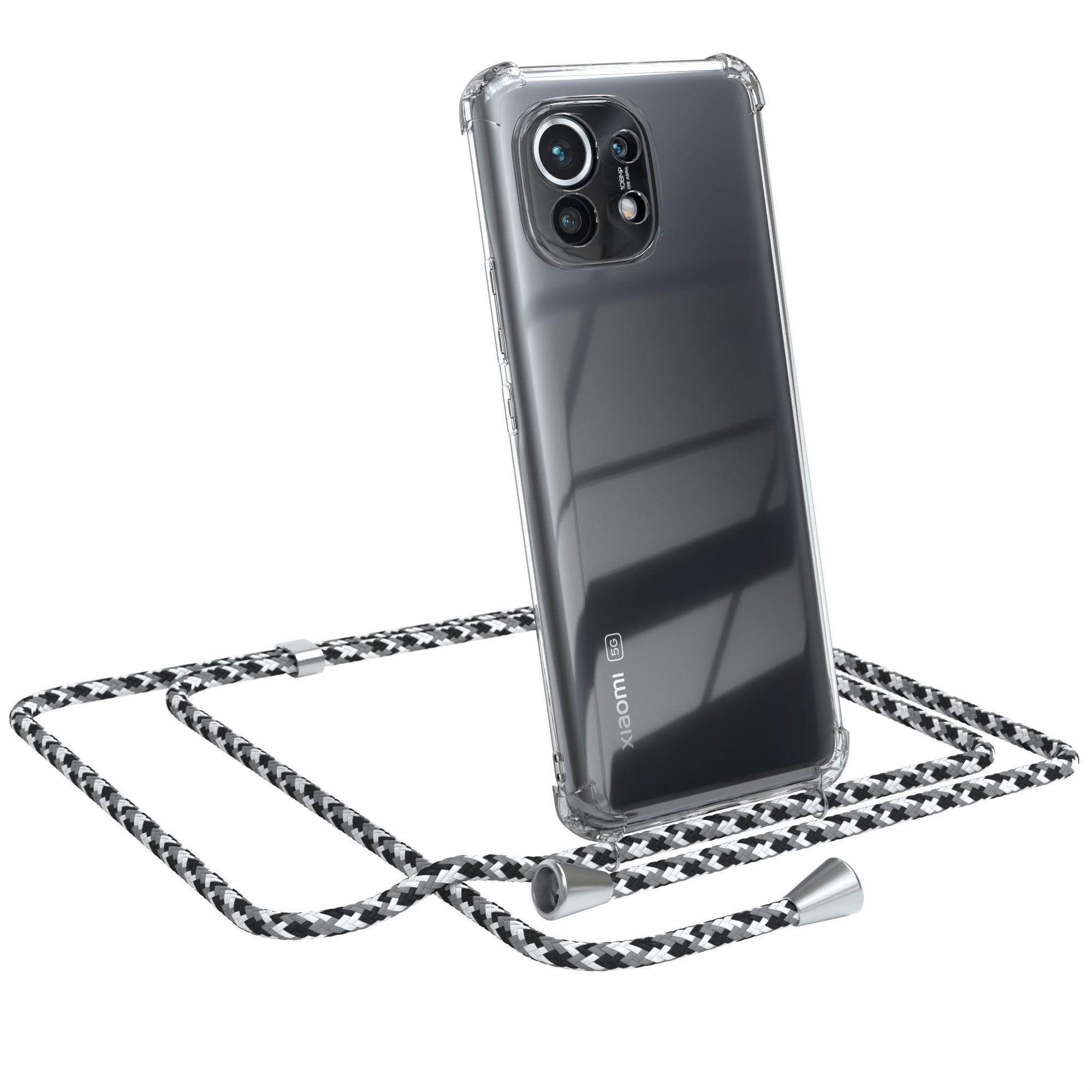 Xiaomi Mi 11 5G transparente Hülle + Kordel