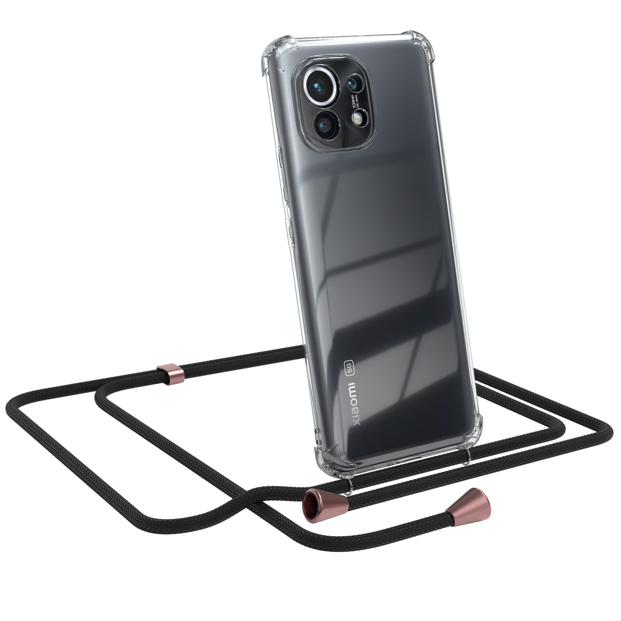 Xiaomi Mi 11 5G transparente Hülle + Kordel