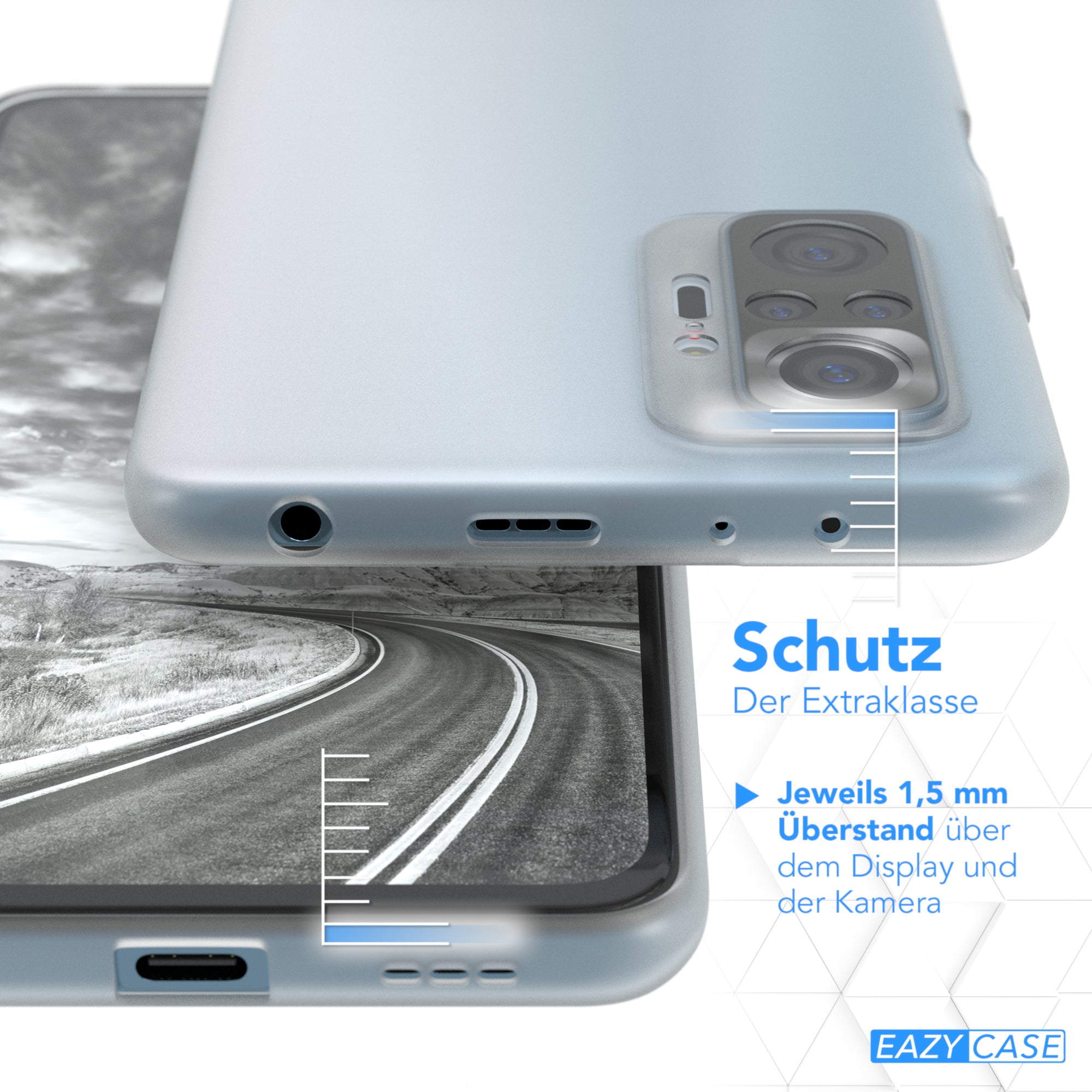 Xiaomi Redmi Note 10 Pro ultradünnes Slimcover aus TPU