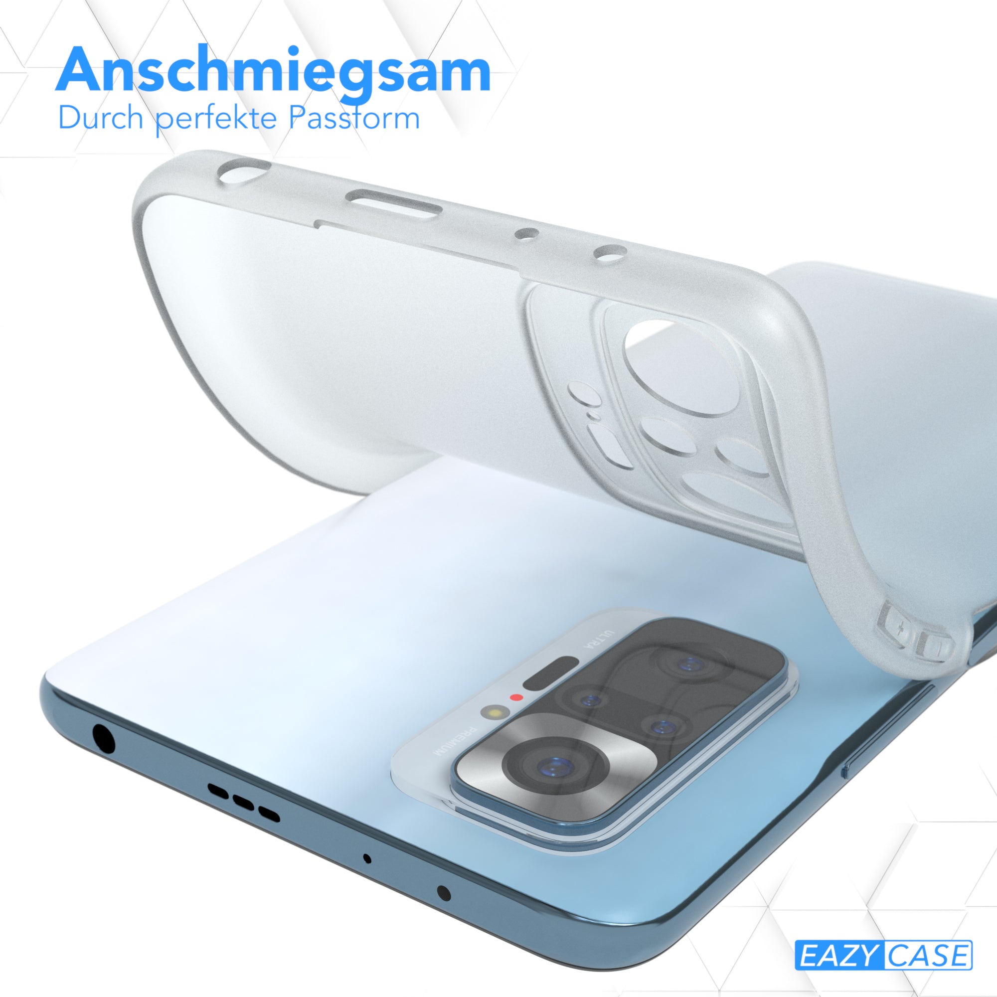 Xiaomi Redmi Note 10 Pro ultradünnes Slimcover aus TPU