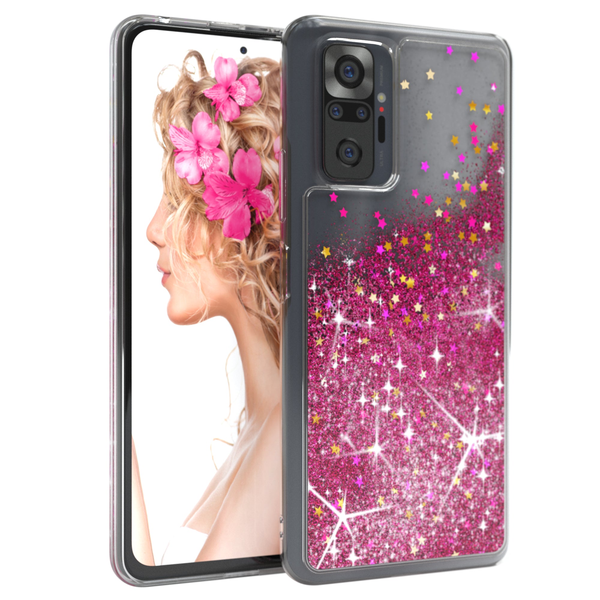 Xiaomi Redmi Note 10 Pro Glitzerhülle