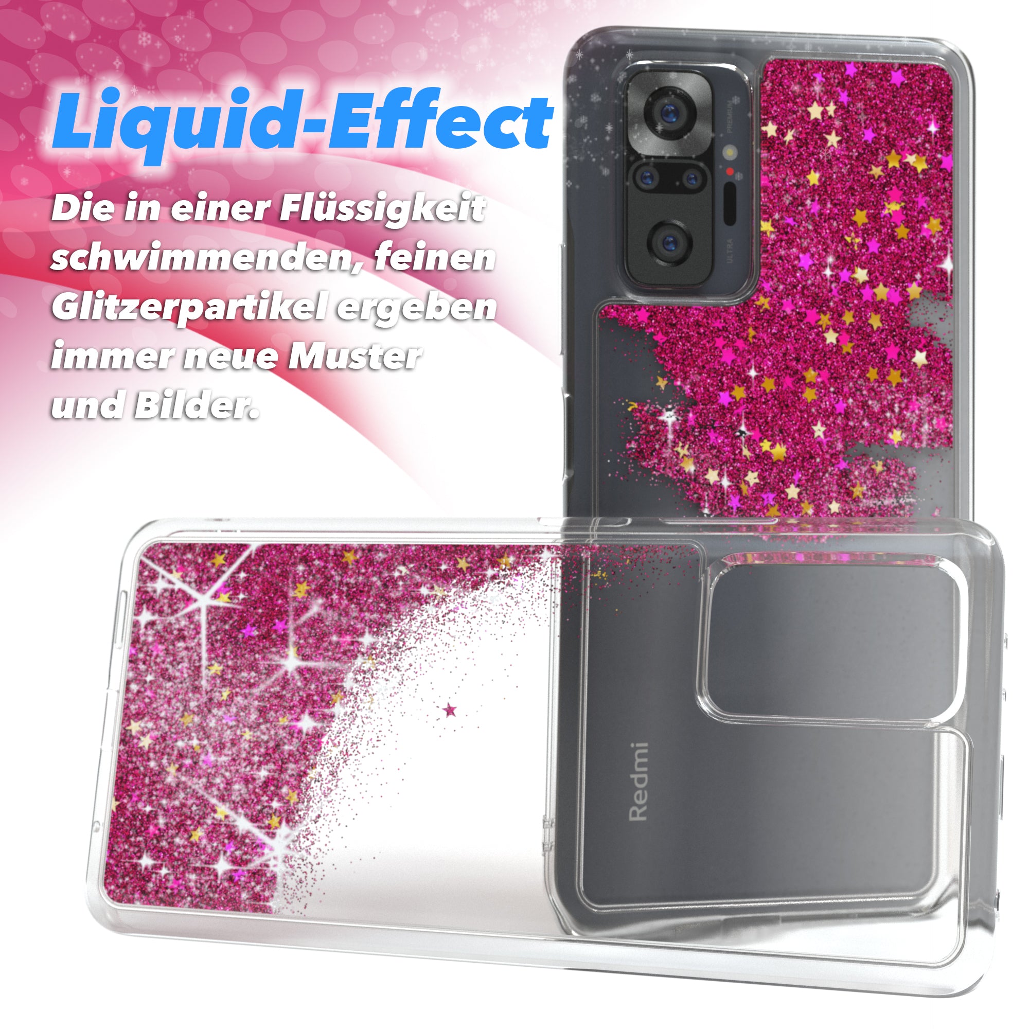 Xiaomi Redmi Note 10 Pro Glitzerhülle