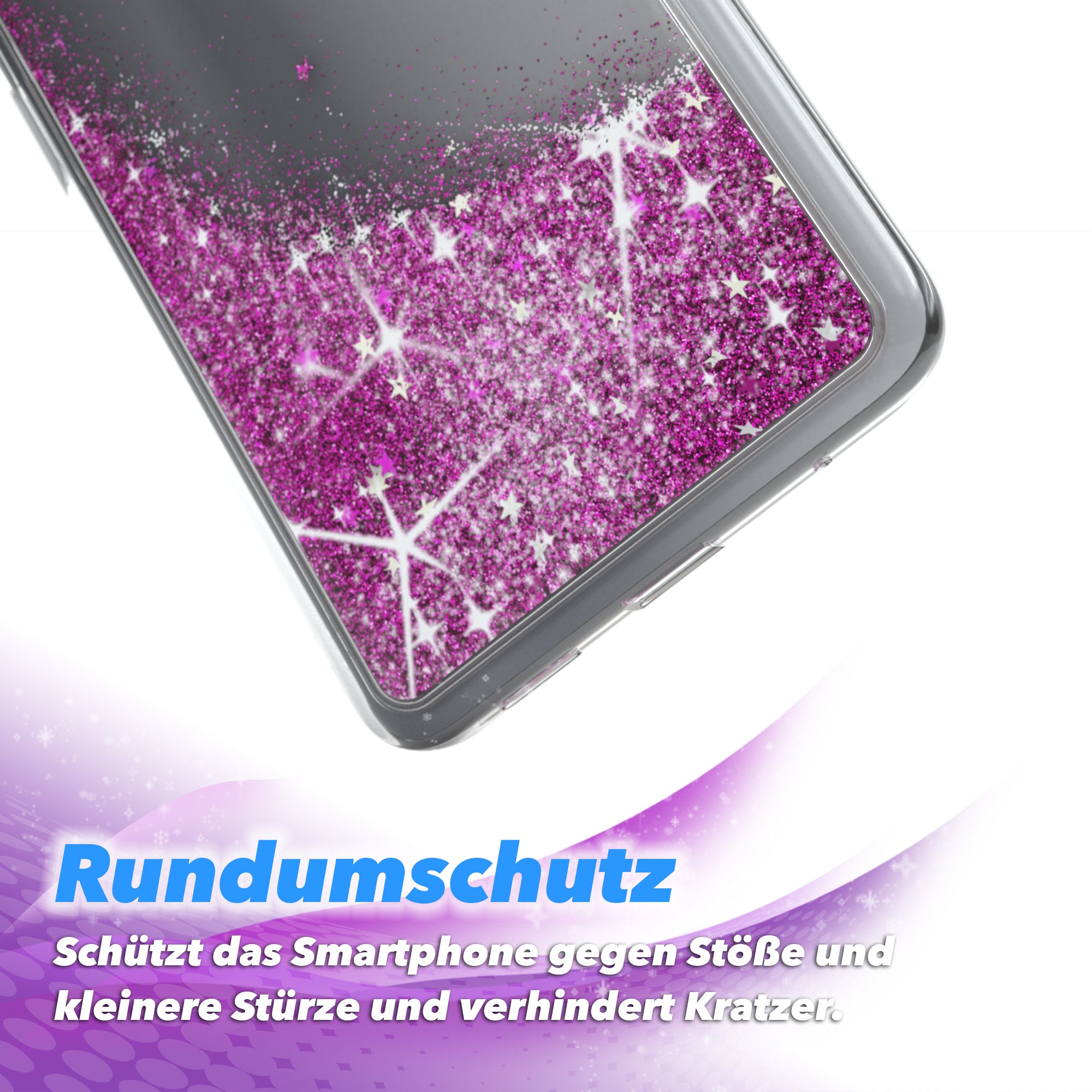 Xiaomi Redmi Note 10 Pro Glitzerhülle