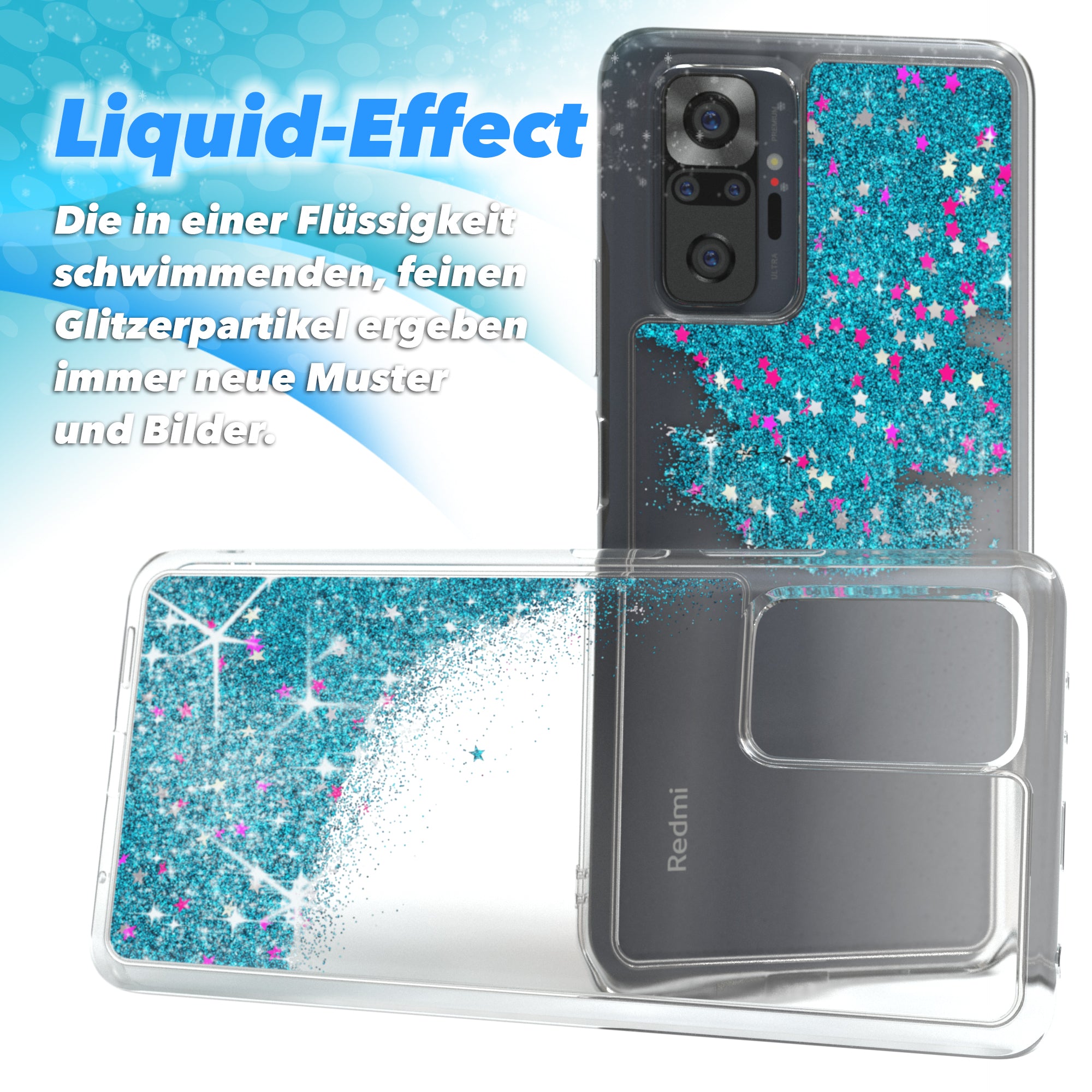Xiaomi Redmi Note 10 Pro Glitzerhülle