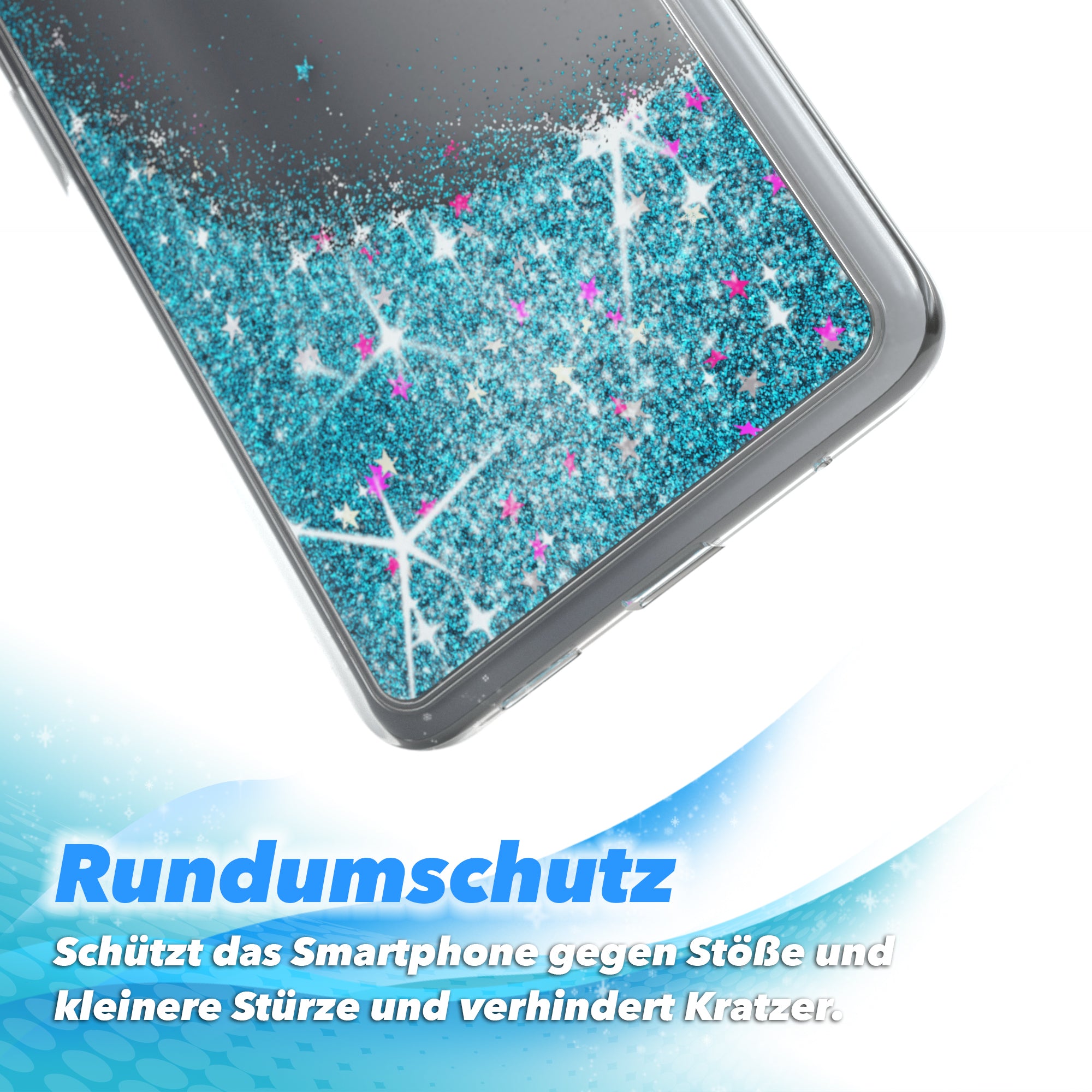 Xiaomi Redmi Note 10 Pro Glitzerhülle