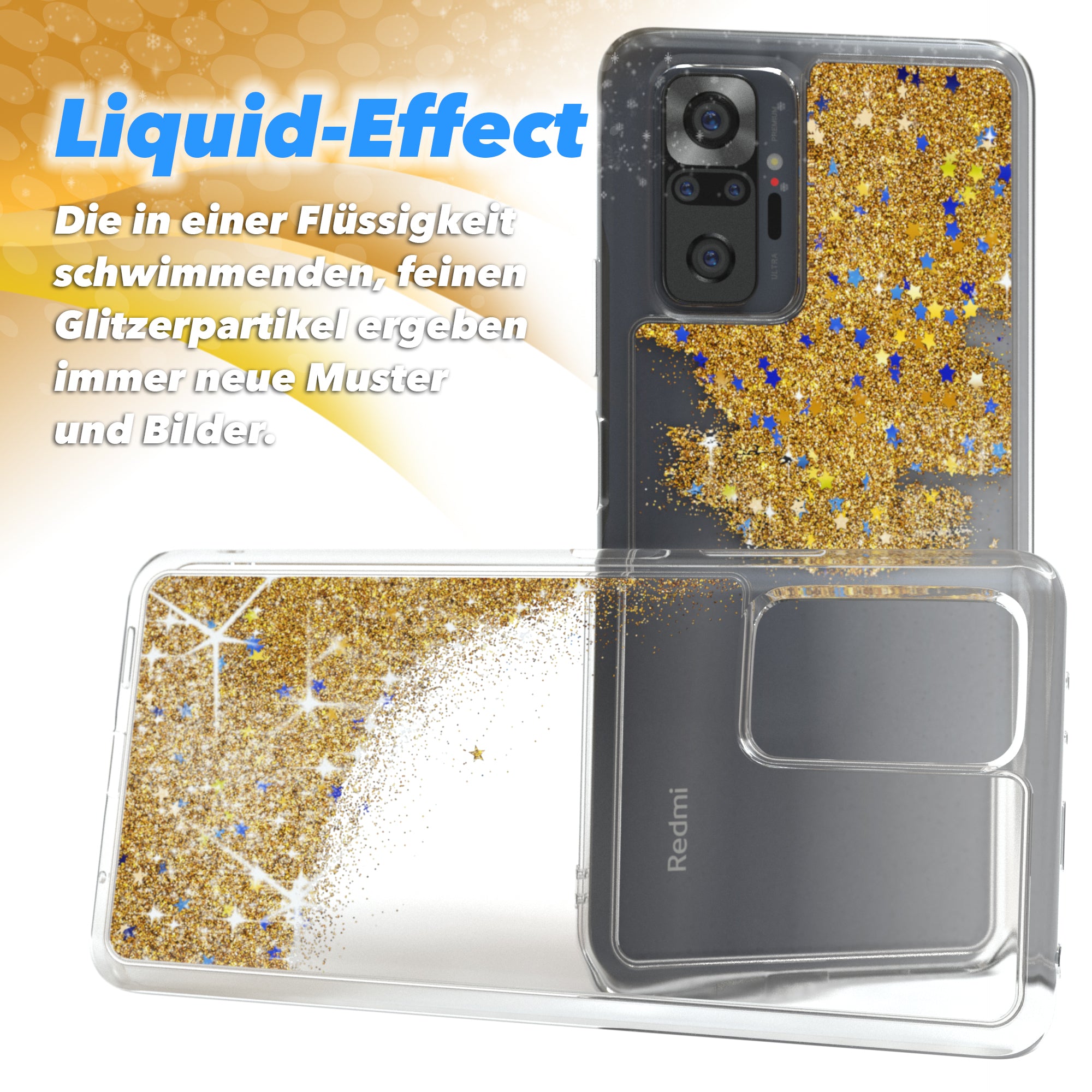 Xiaomi Redmi Note 10 Pro Glitzerhülle