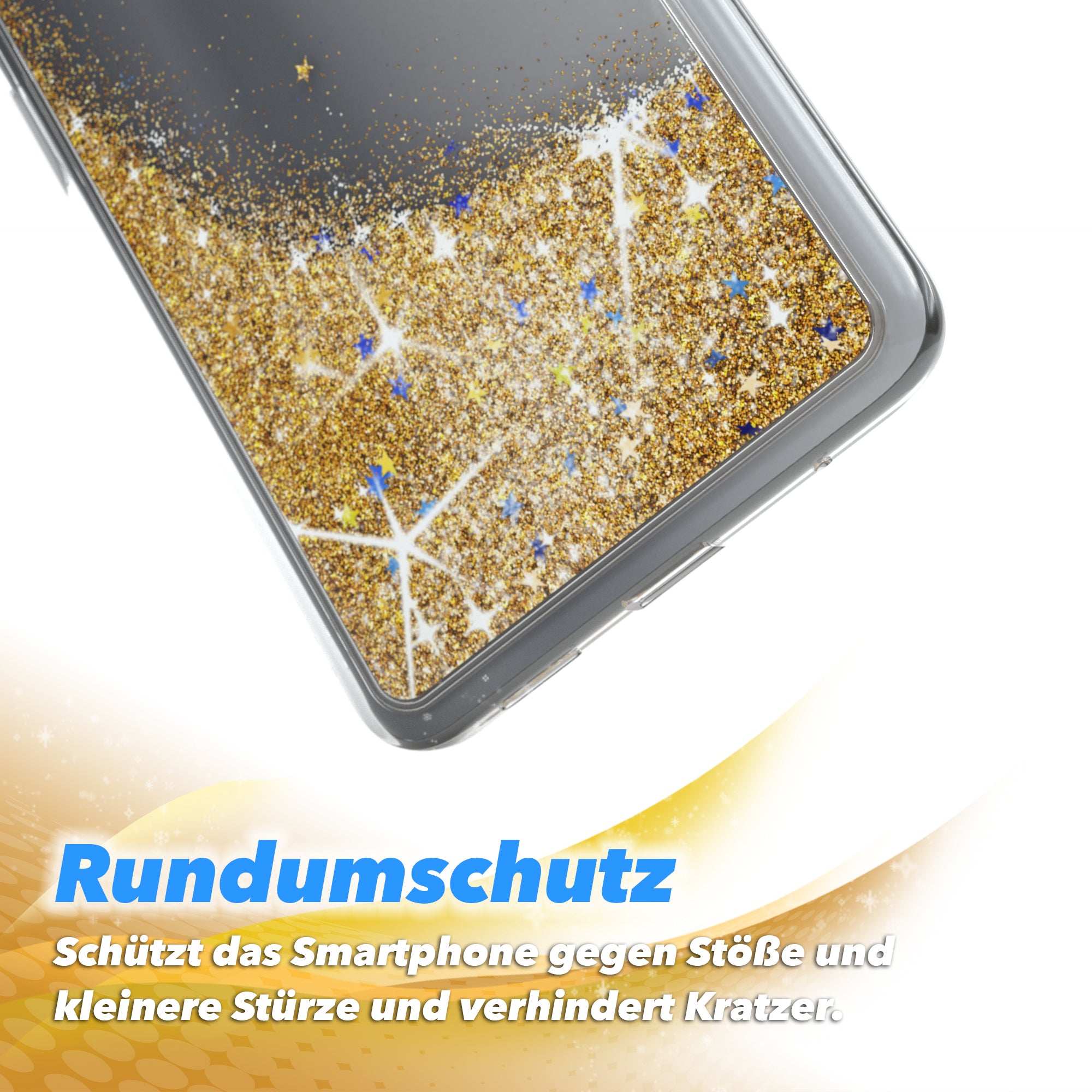 Xiaomi Redmi Note 10 Pro Glitzerhülle