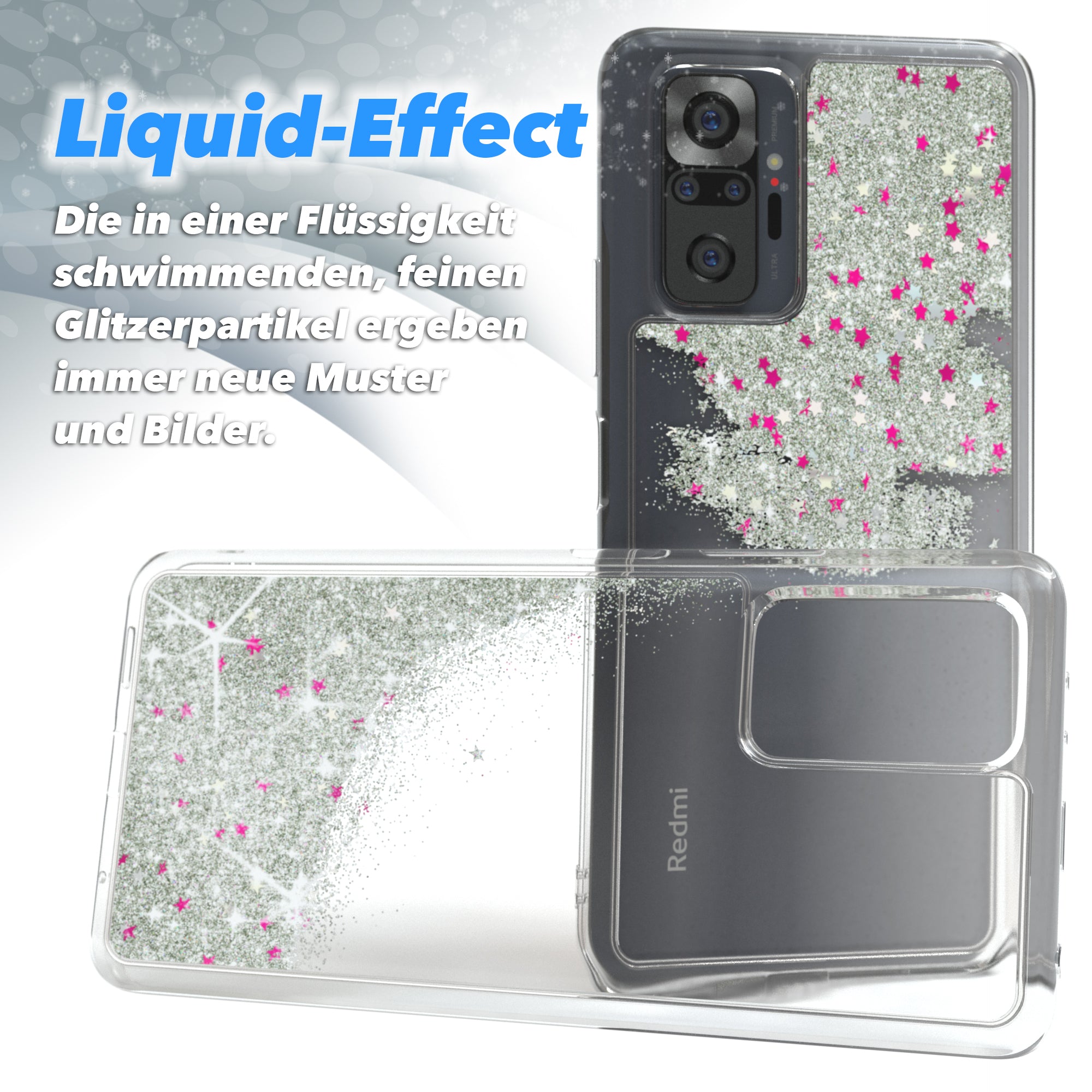 Xiaomi Redmi Note 10 Pro Glitzerhülle