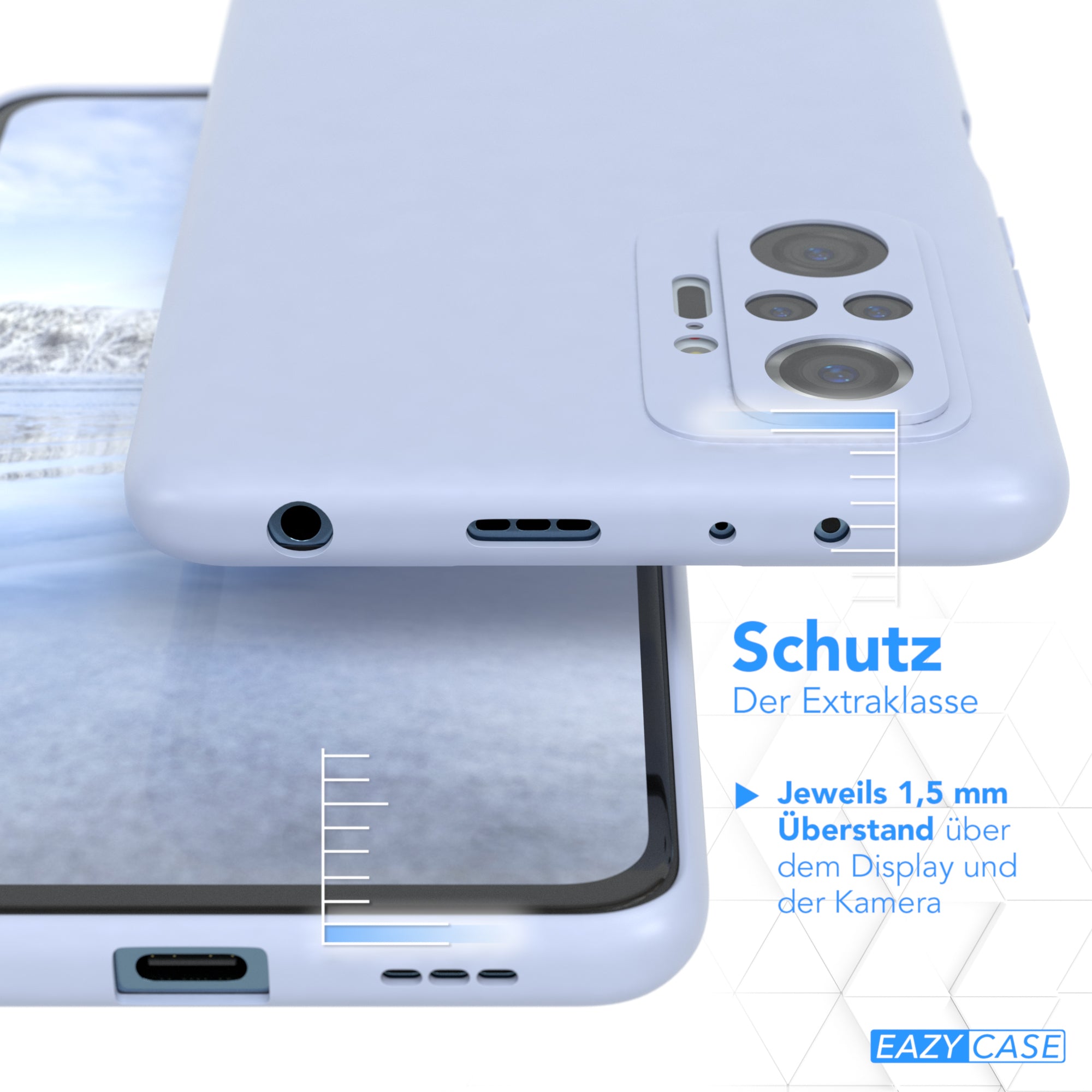 Xiaomi Redmi Note 10 Pro ultradünnes Slimcover aus TPU