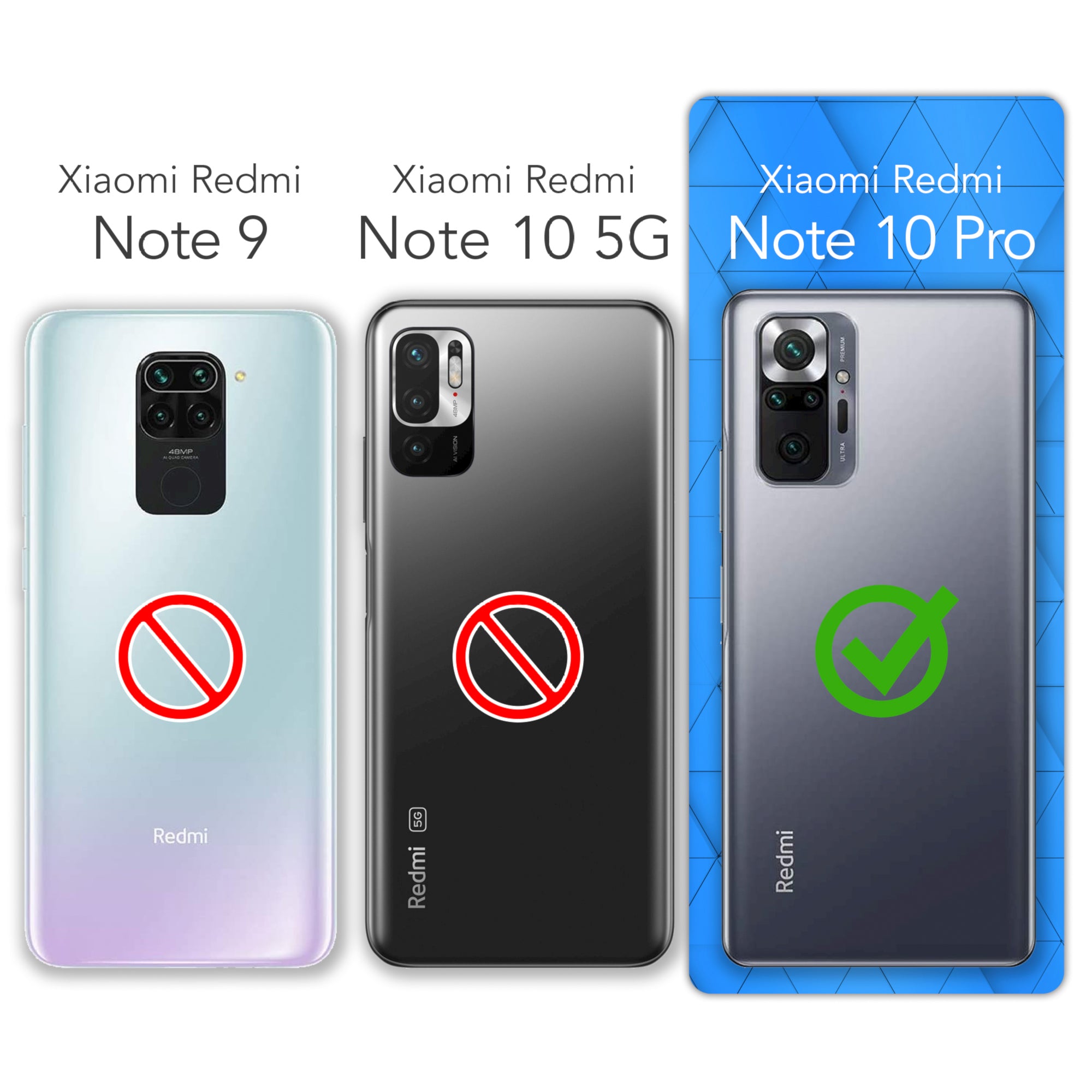 Xiaomi Redmi Note 10 Pro ultradünnes Slimcover aus TPU