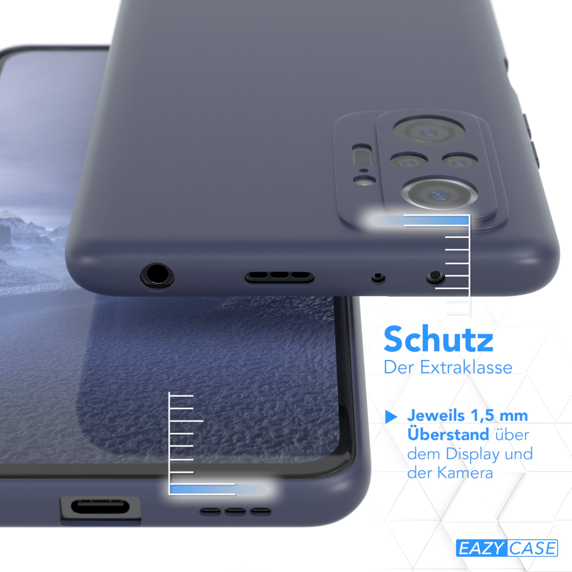 Xiaomi Redmi Note 10 Pro ultradünnes Slimcover aus TPU