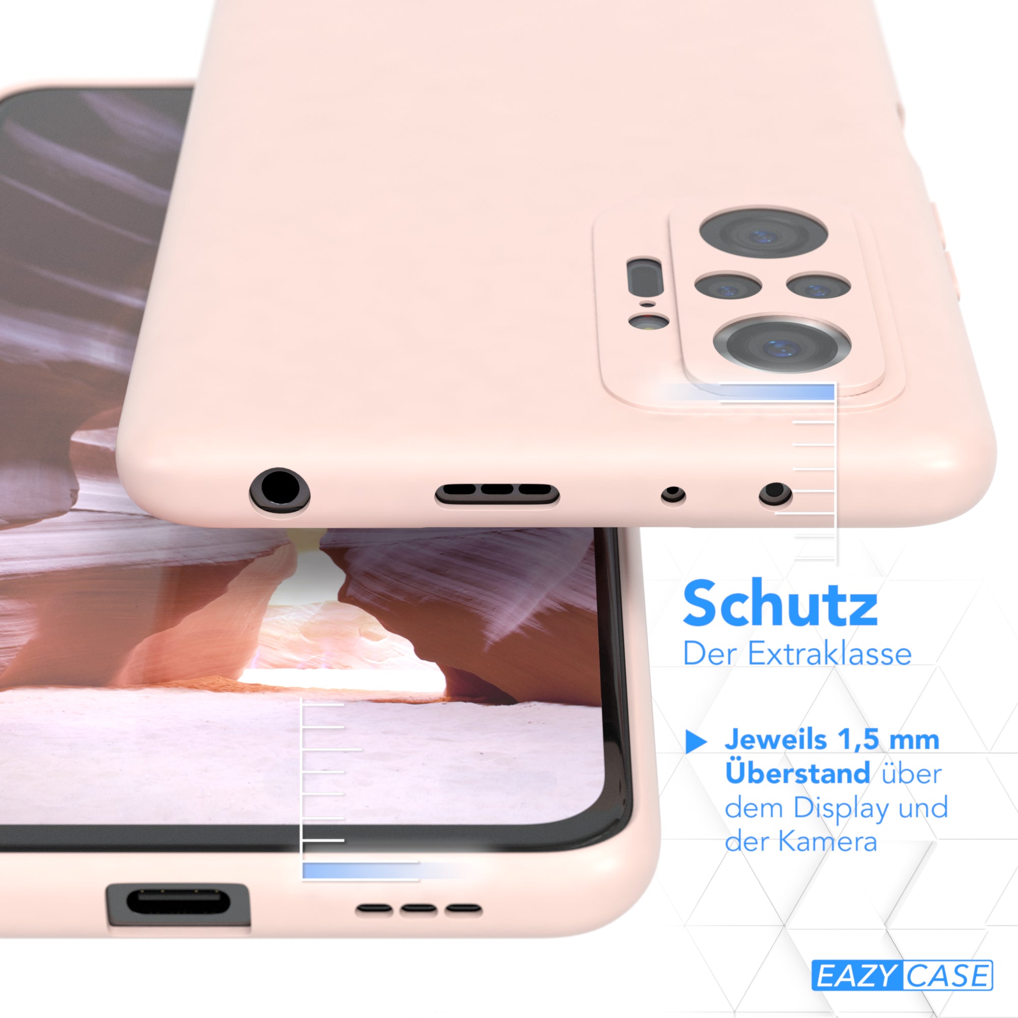 Xiaomi Redmi Note 10 Pro ultradünnes Slimcover aus TPU