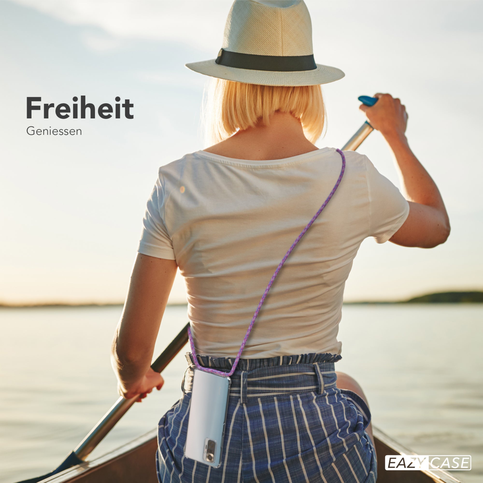 Xiaomi Redmi Note 10 Pro transparente Hülle + Kordel