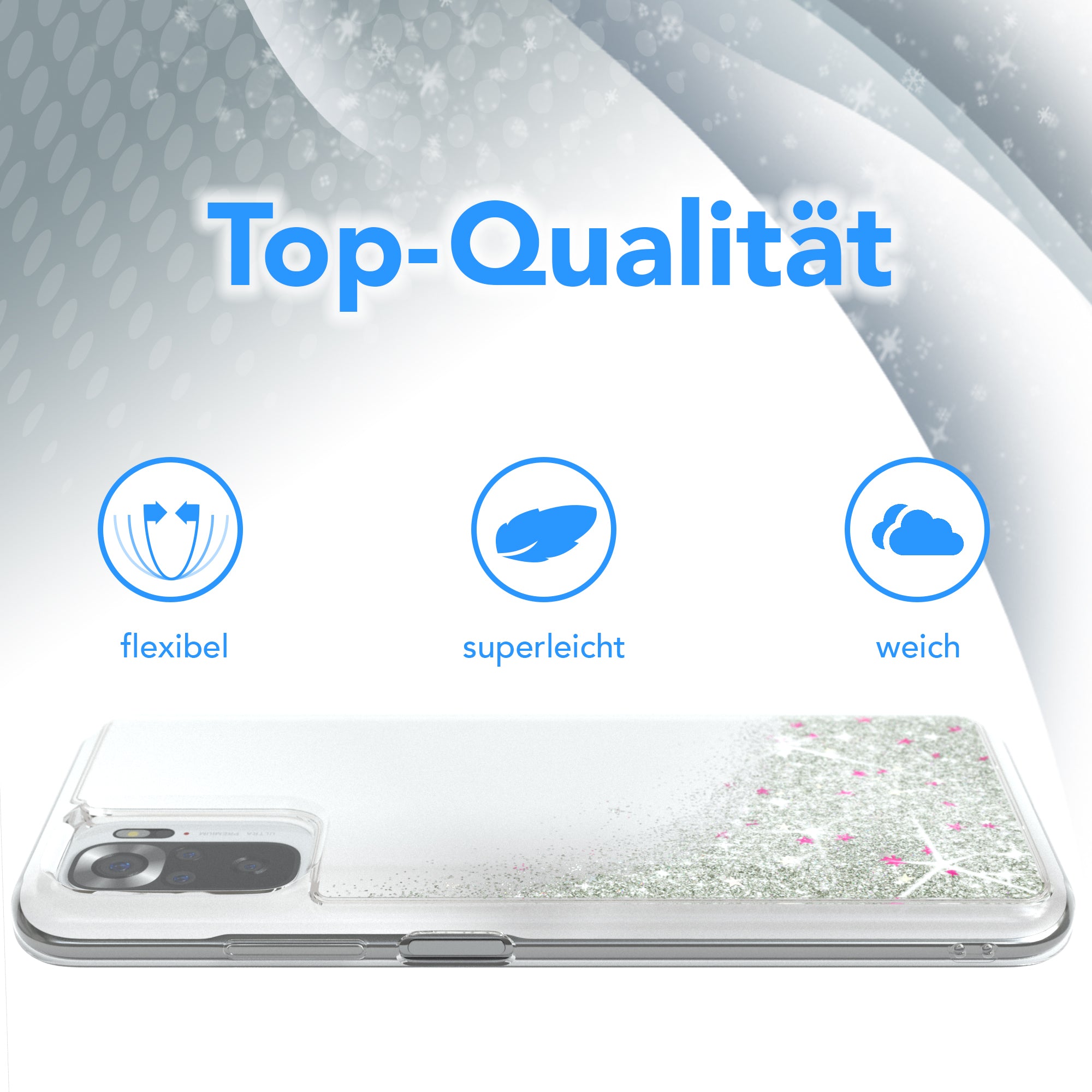 Xiaomi Redmi Note 10 / 10S Glitzerhülle