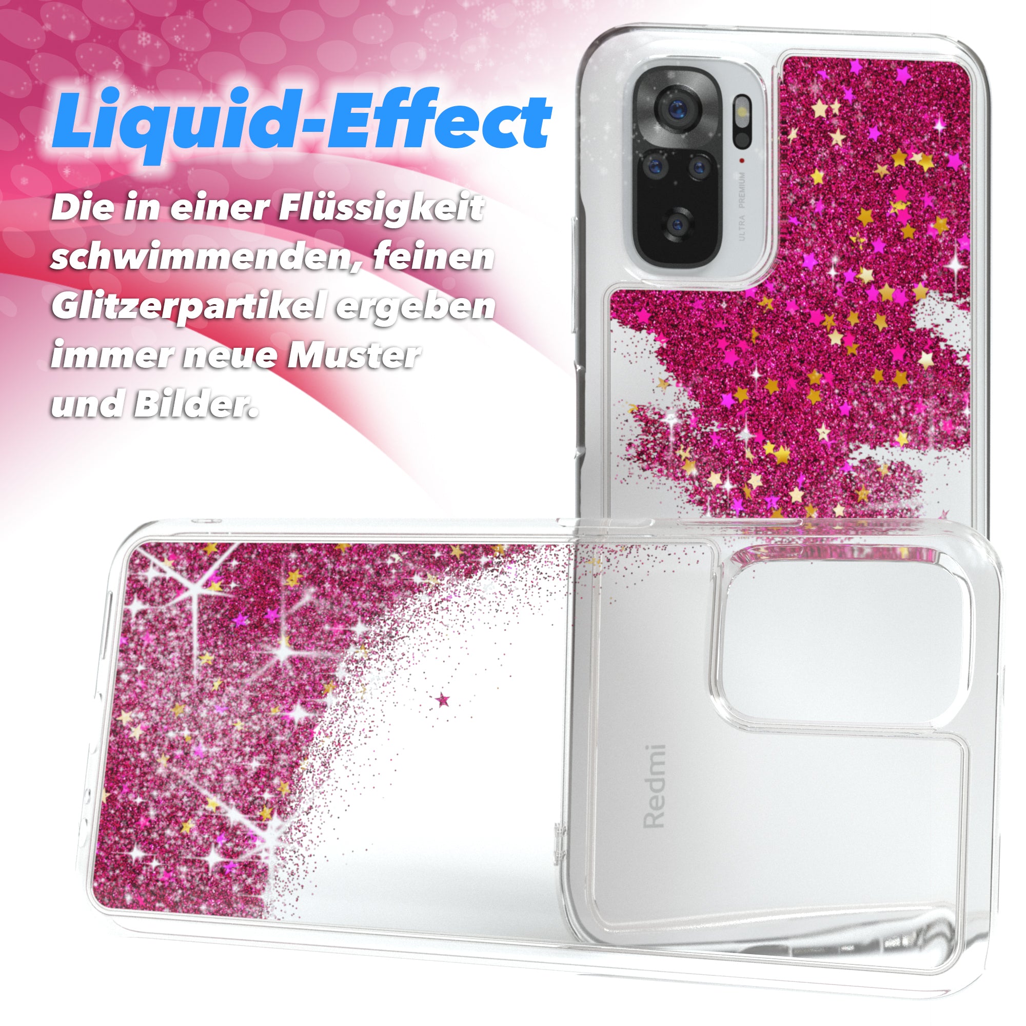 Xiaomi Redmi Note 10 / 10S Glitzerhülle