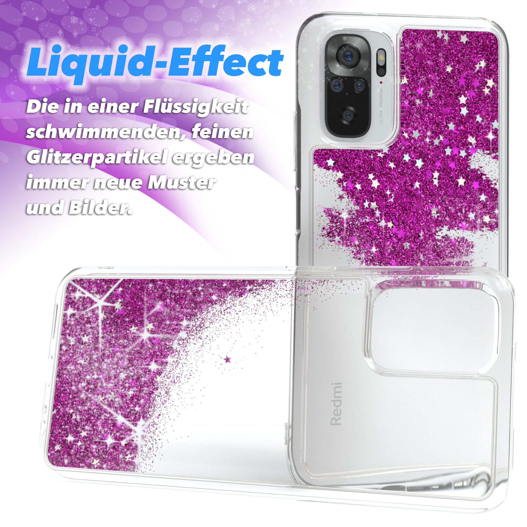 Xiaomi Redmi Note 10 / 10S Glitzerhülle