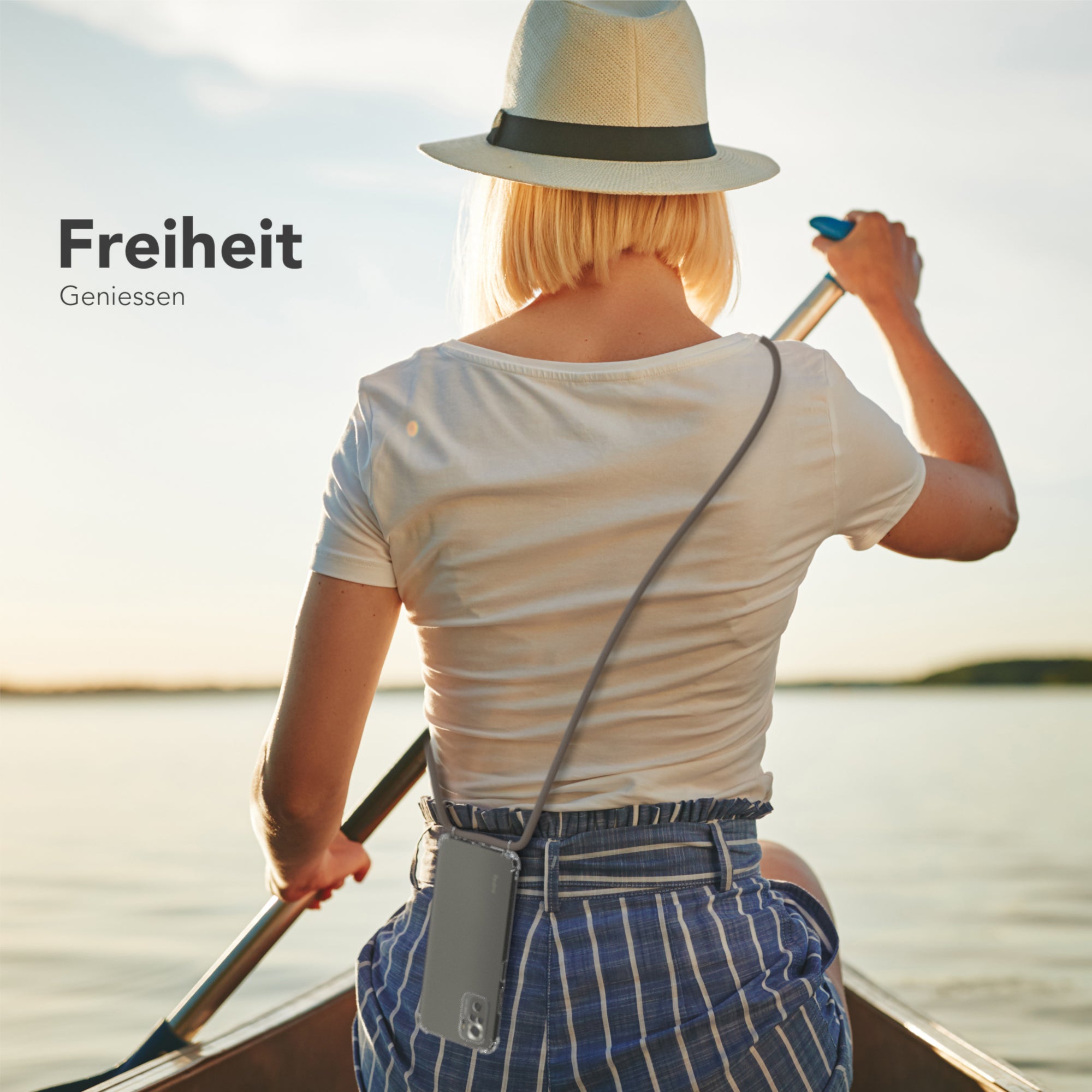 Xiaomi Redmi Note 10 / 10S transparente Hülle + Kordel