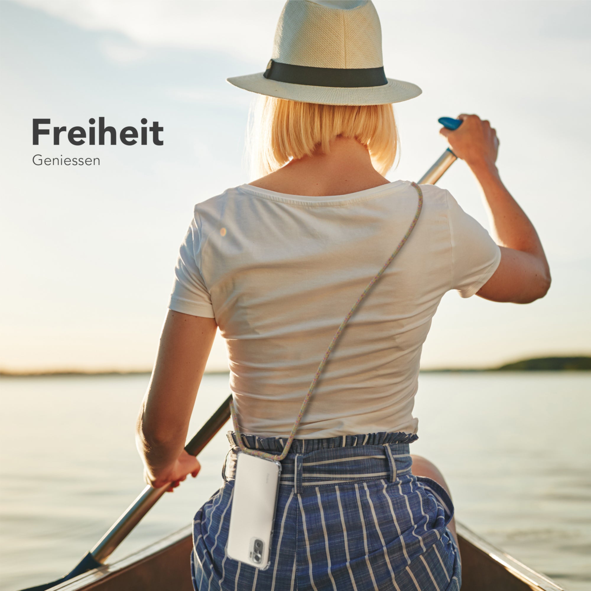 Xiaomi Redmi Note 10 / 10S transparente Hülle + Kordel