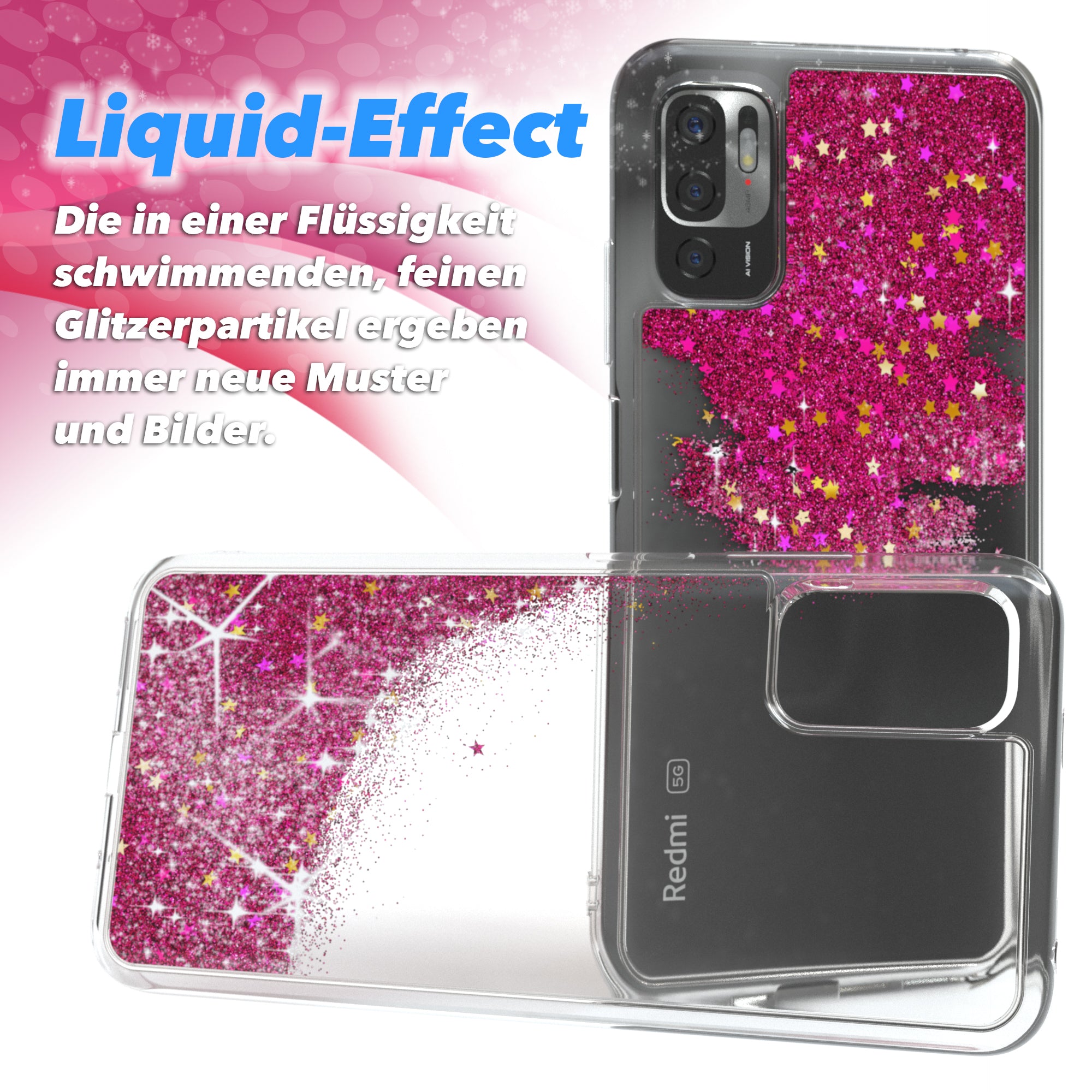 Xiaomi Redmi Note 10 5G Glitzerhülle