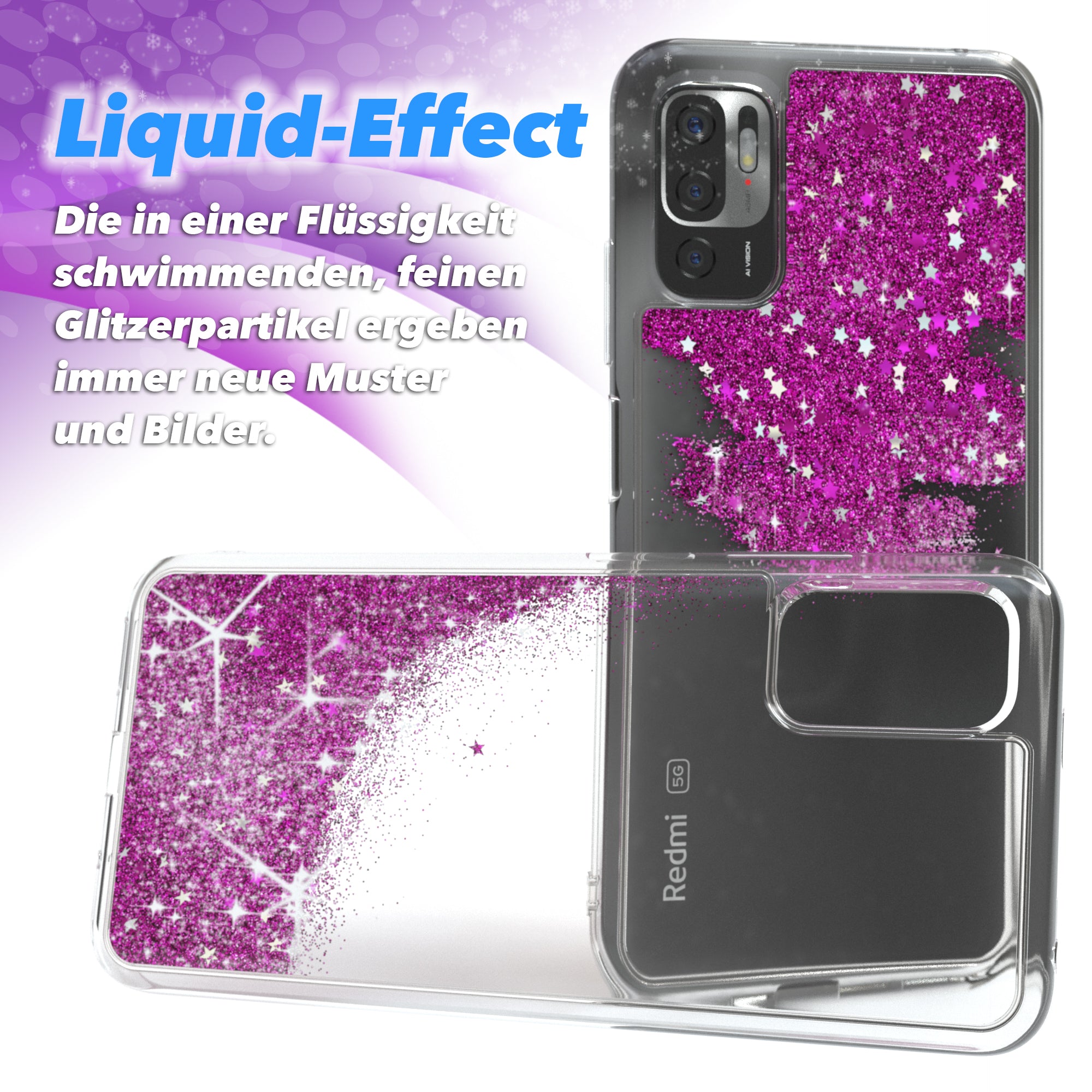 Xiaomi Redmi Note 10 5G Glitzerhülle