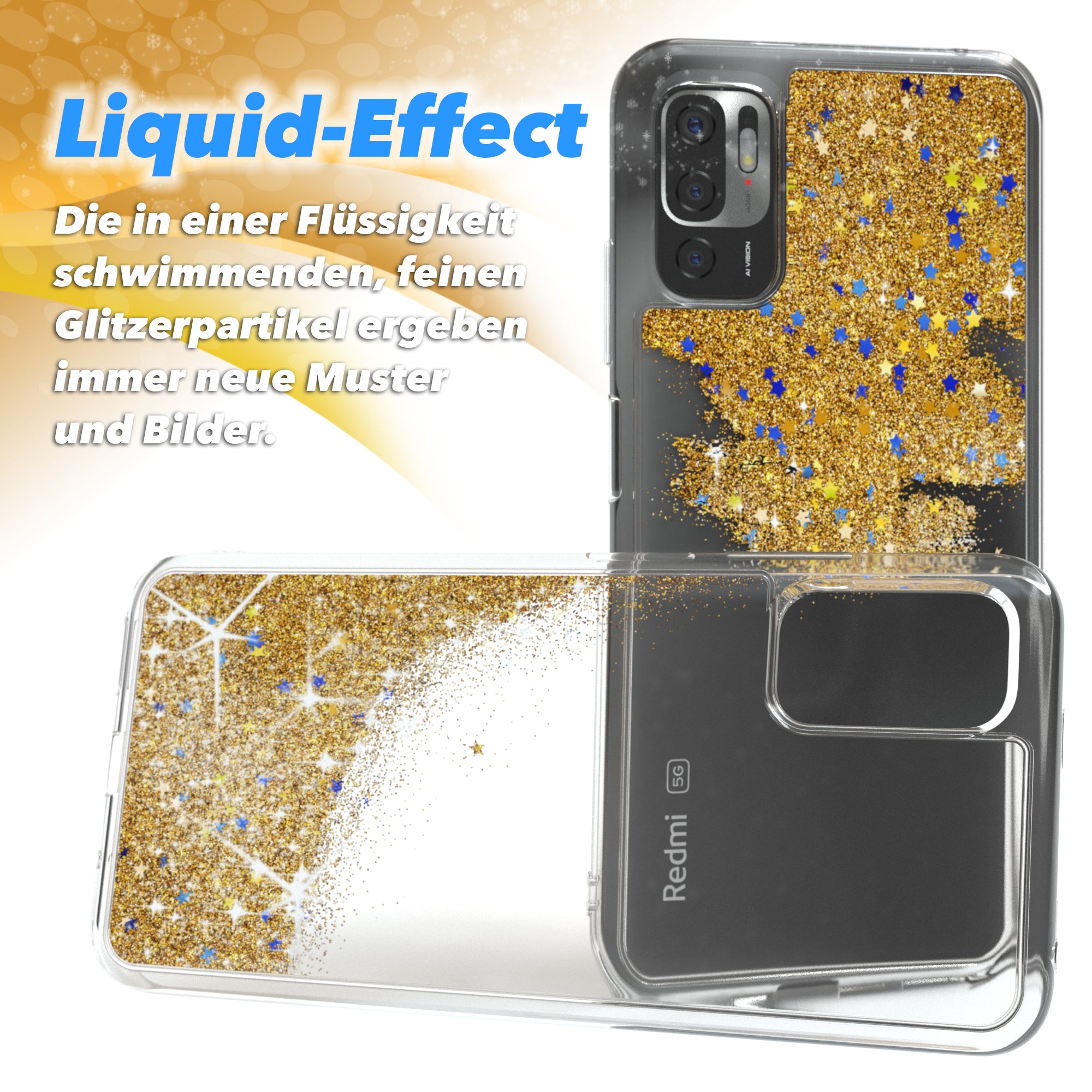 Xiaomi Redmi Note 10 5G Glitzerhülle