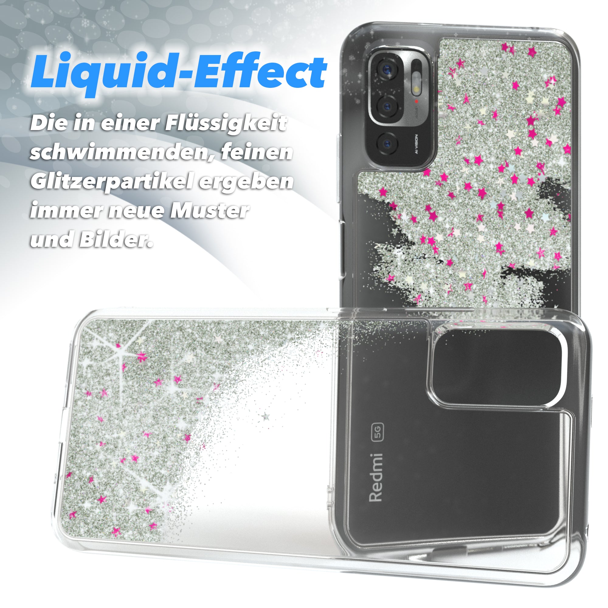 Xiaomi Redmi Note 10 5G Glitzerhülle