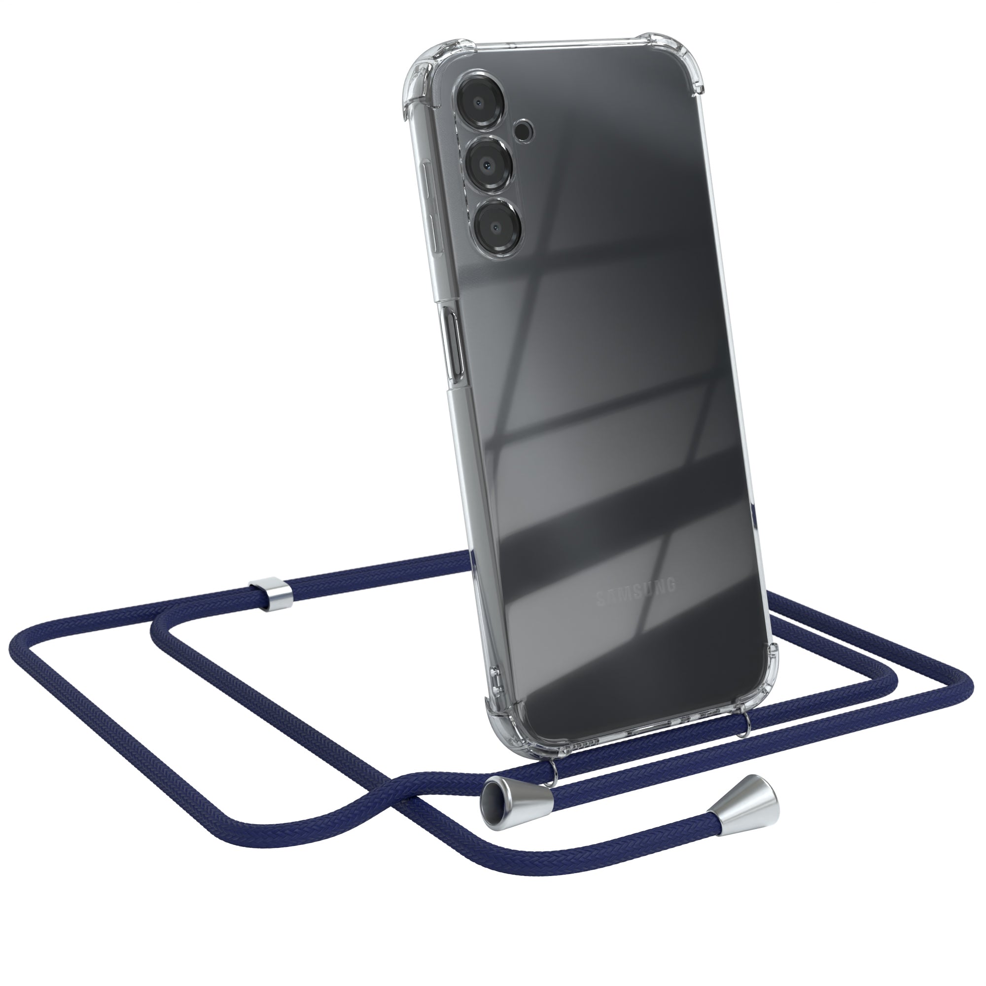 Galaxy A14 transparente Hülle + Kordel