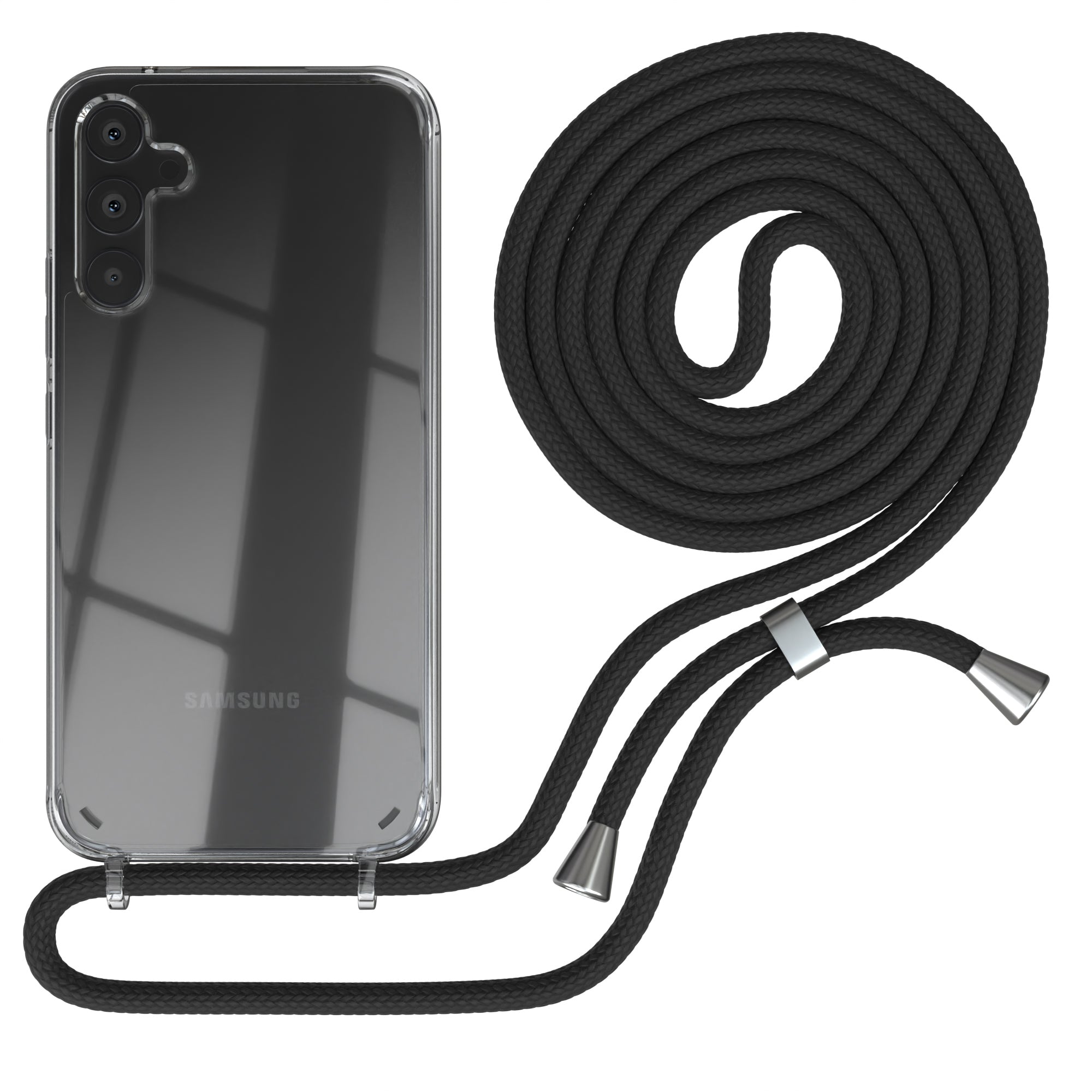 Galaxy A34 transparente Hülle + Kordel