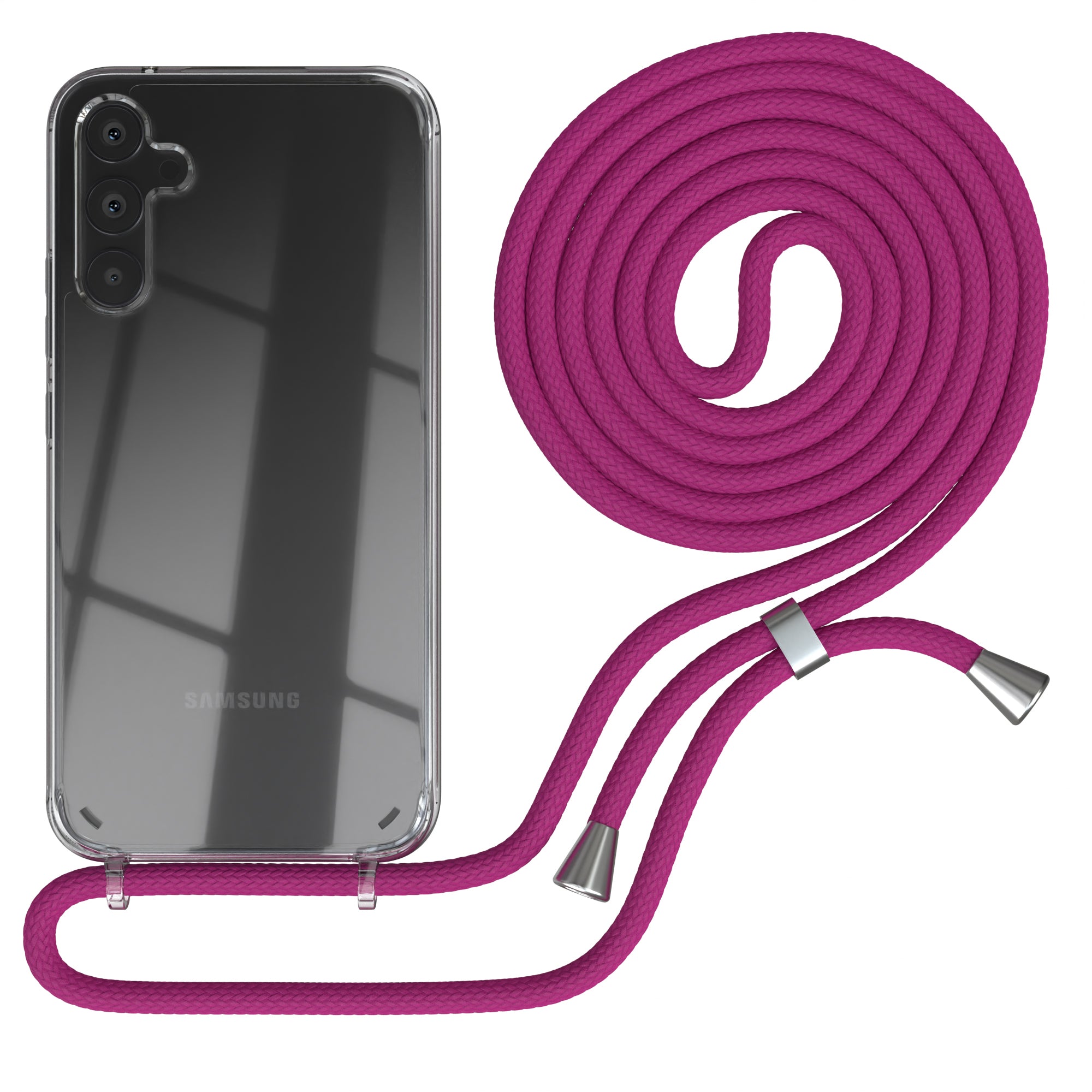 Galaxy A34 transparente Hülle + Kordel