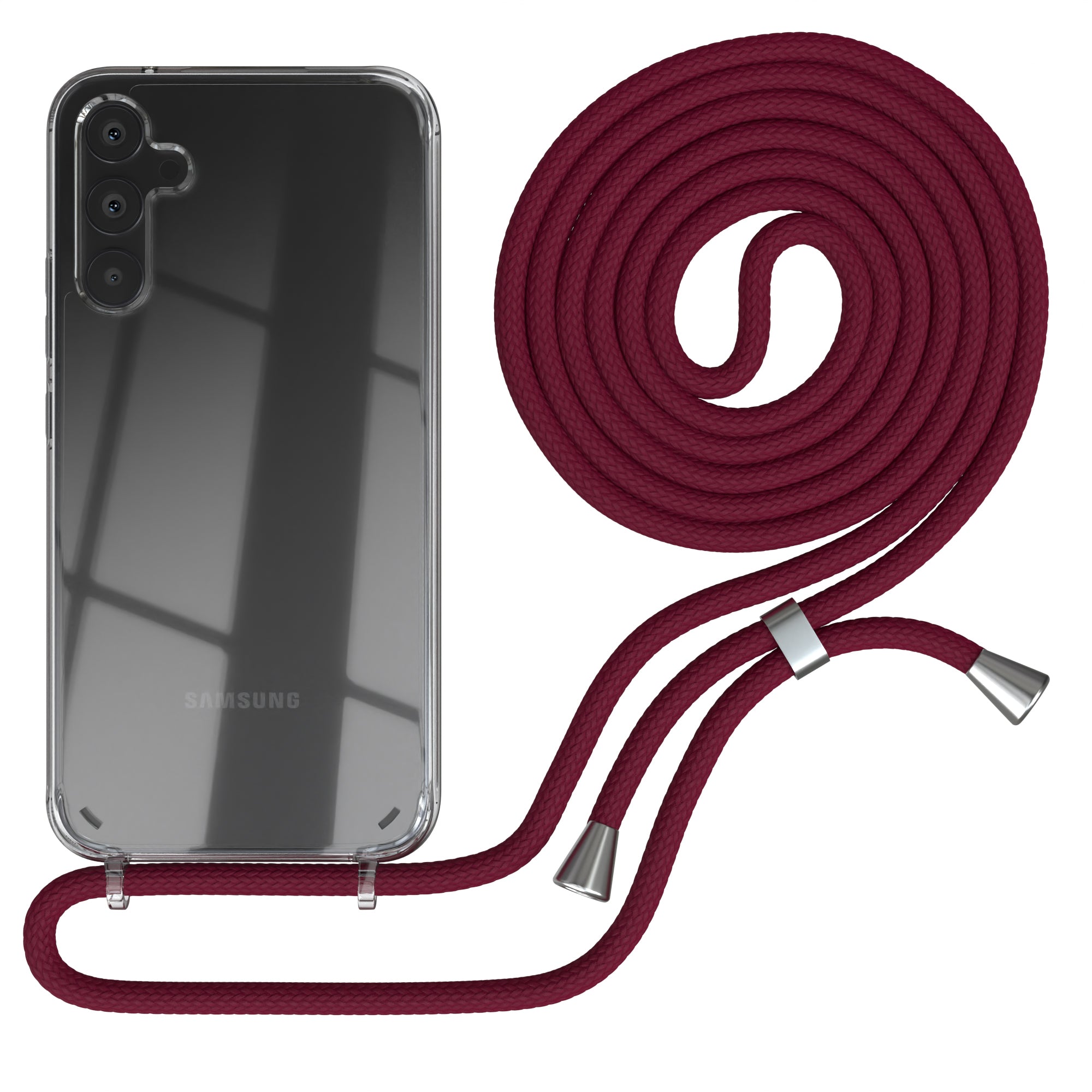 Galaxy A34 transparente Hülle + Kordel