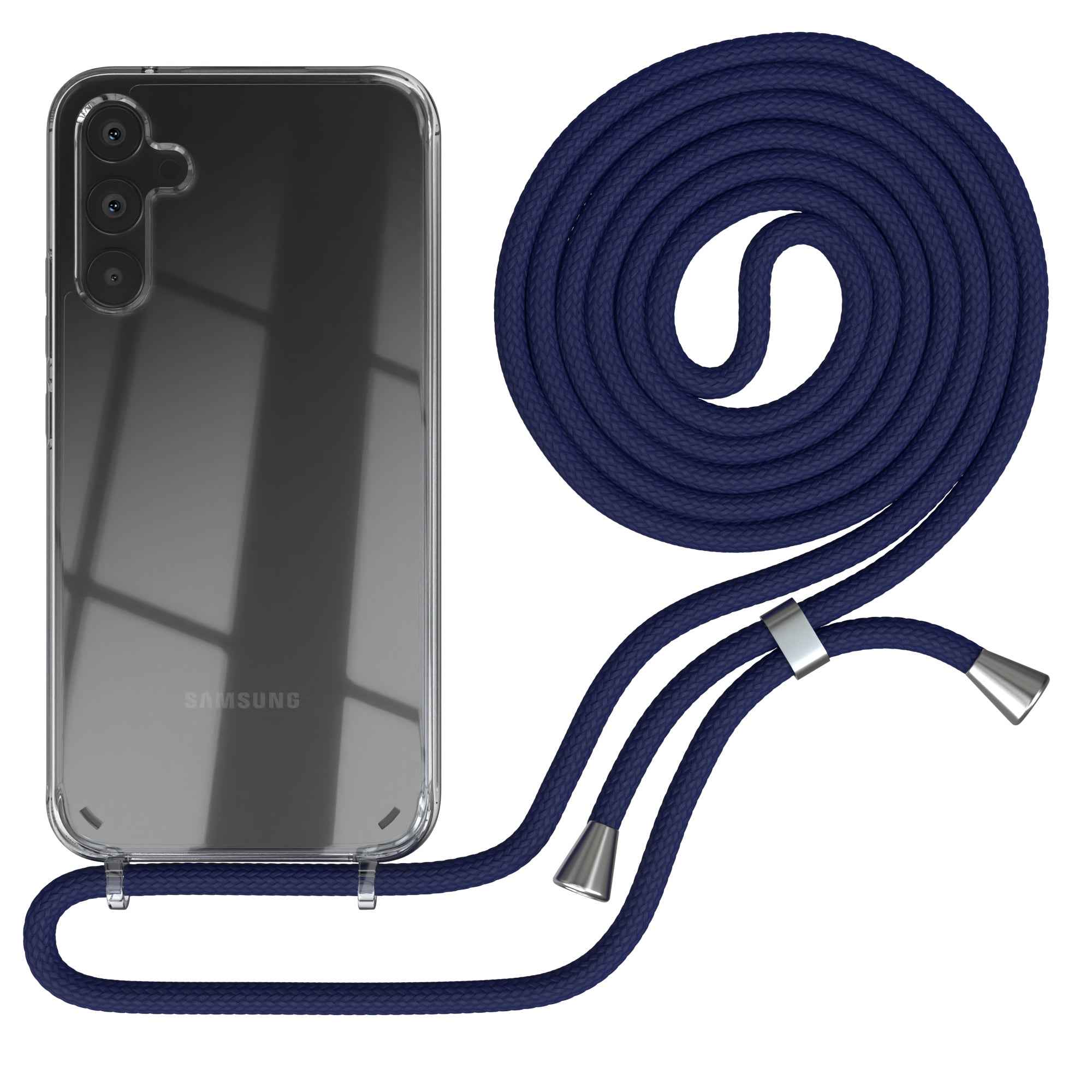 Galaxy A34 transparente Hülle + Kordel