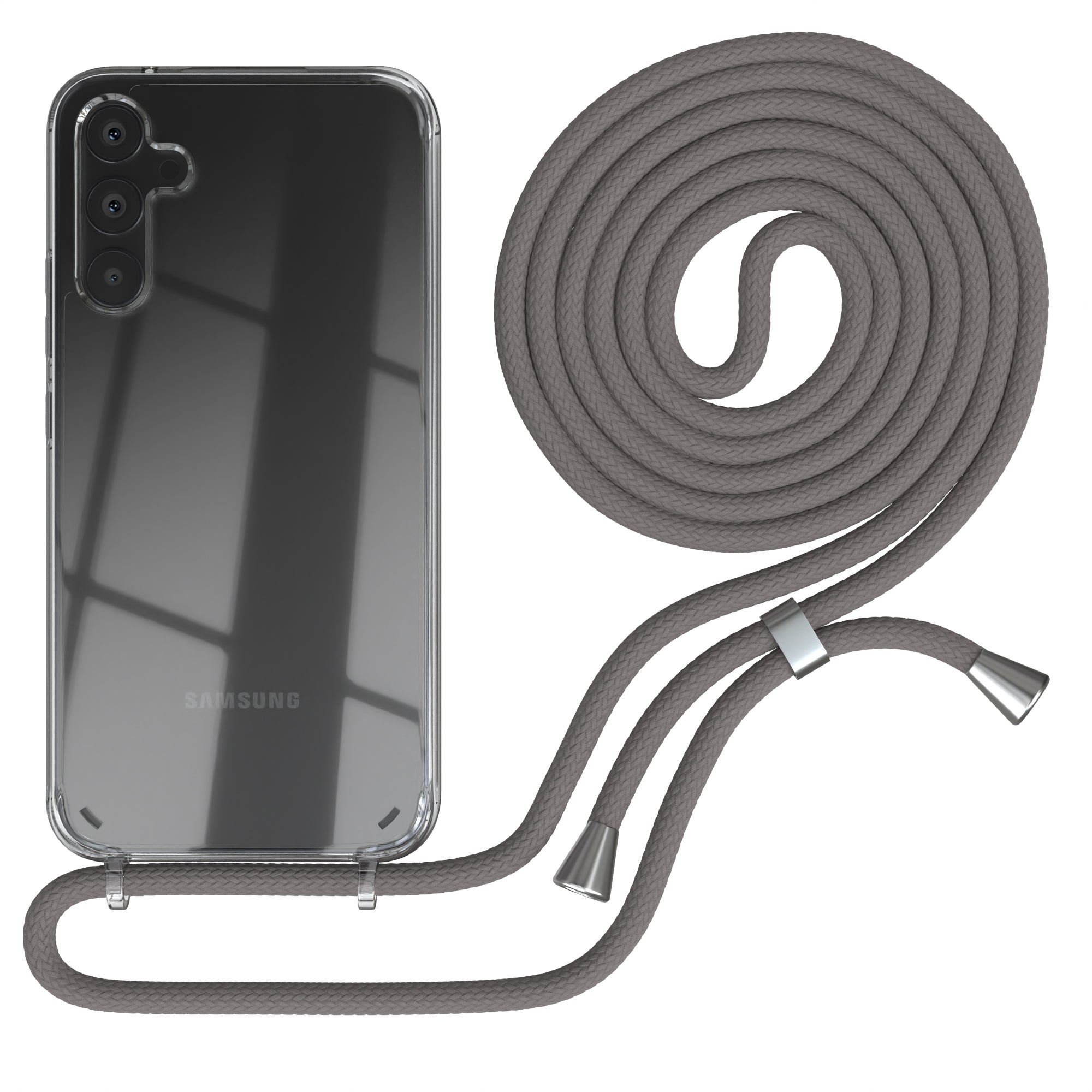 Galaxy A34 transparente Hülle + Kordel