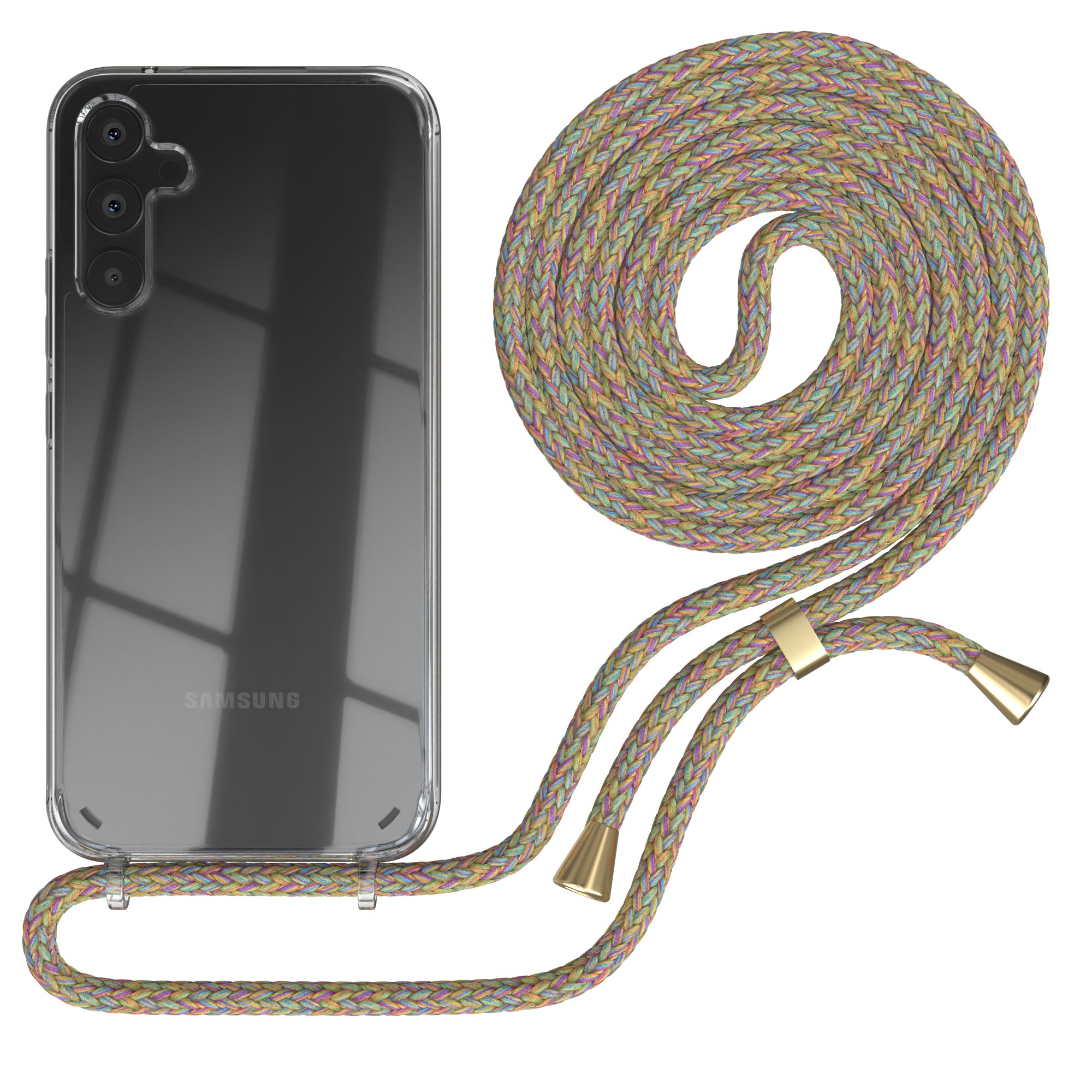 Galaxy A34 transparente Hülle + Kordel