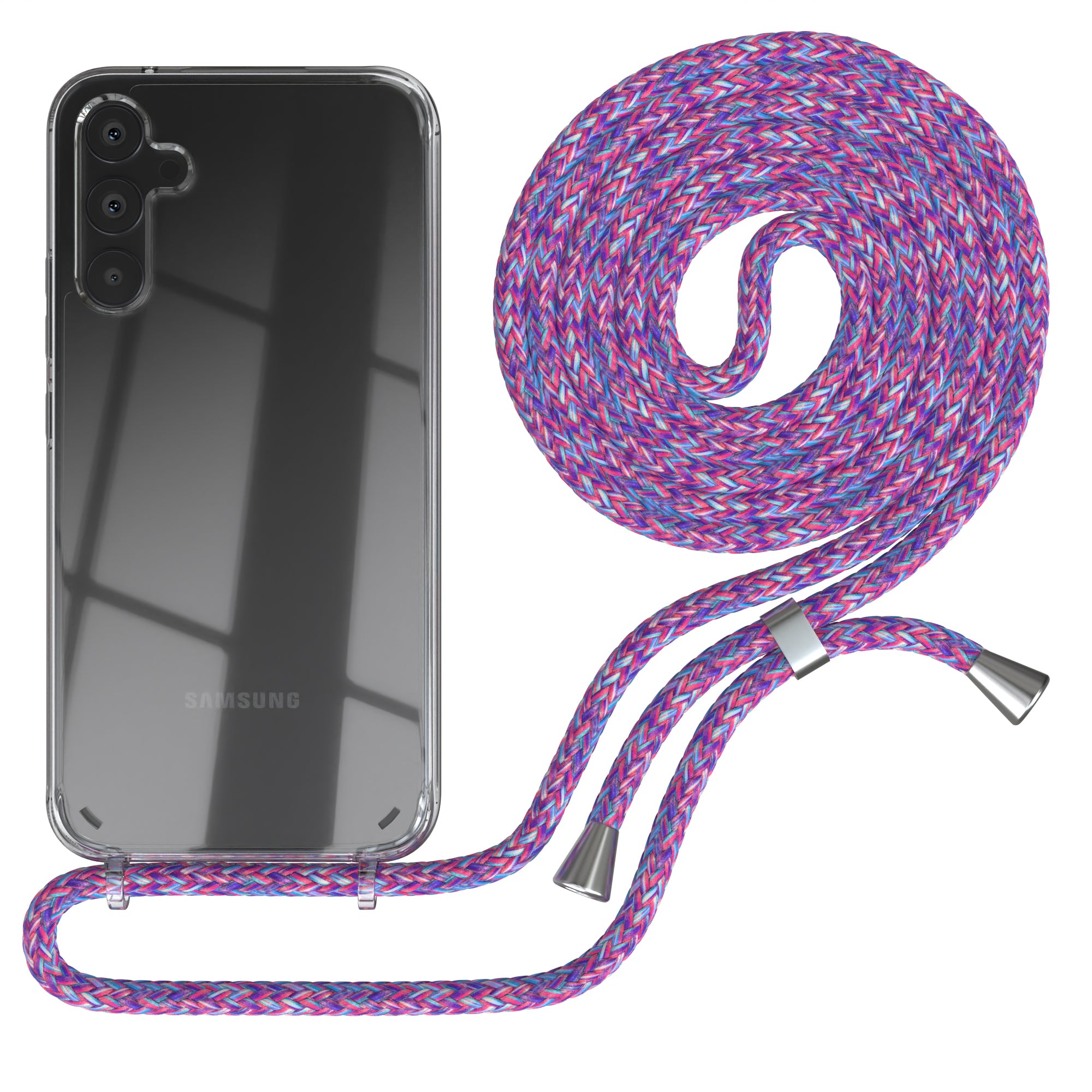 Galaxy A34 transparente Hülle + Kordel