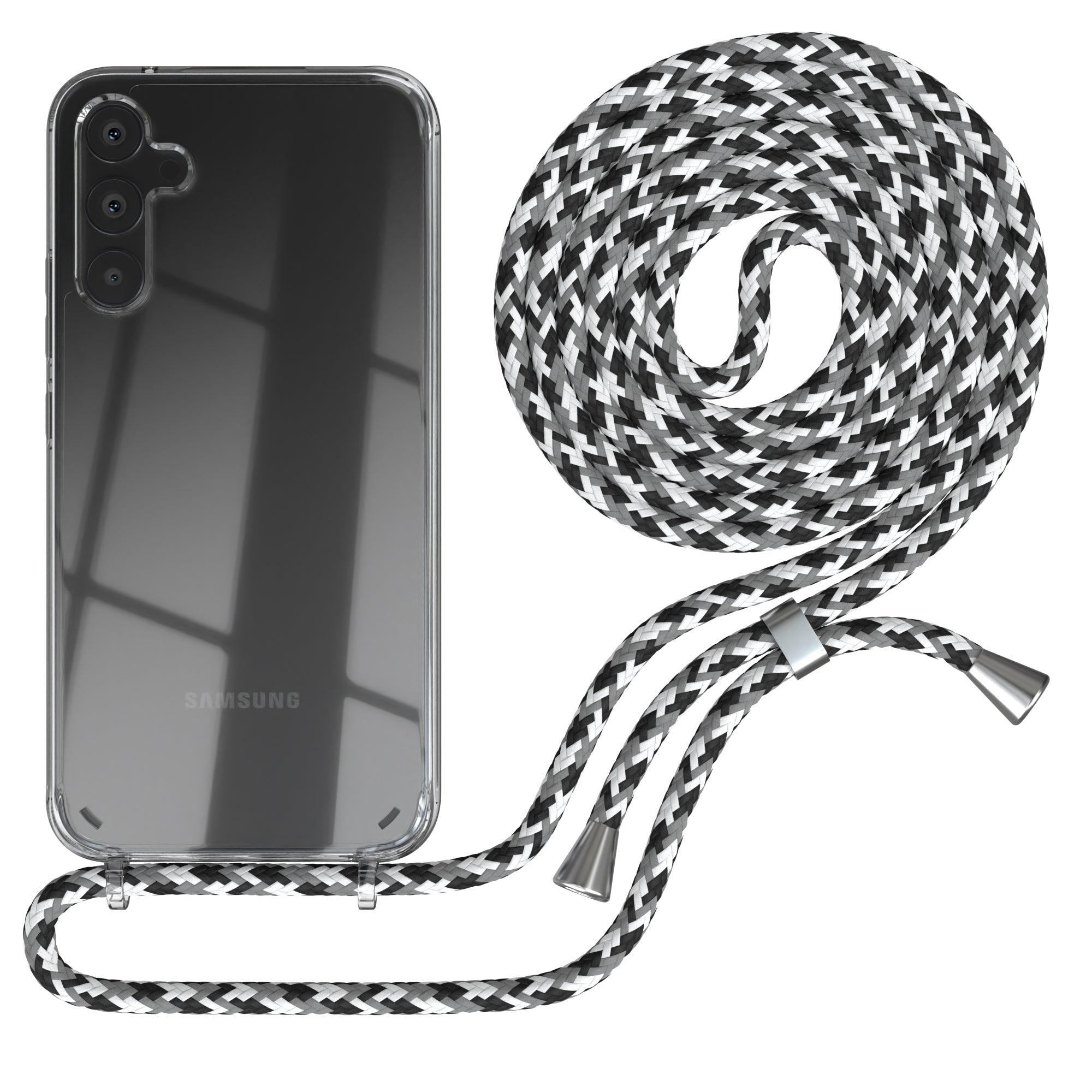 Galaxy A34 transparente Hülle + Kordel