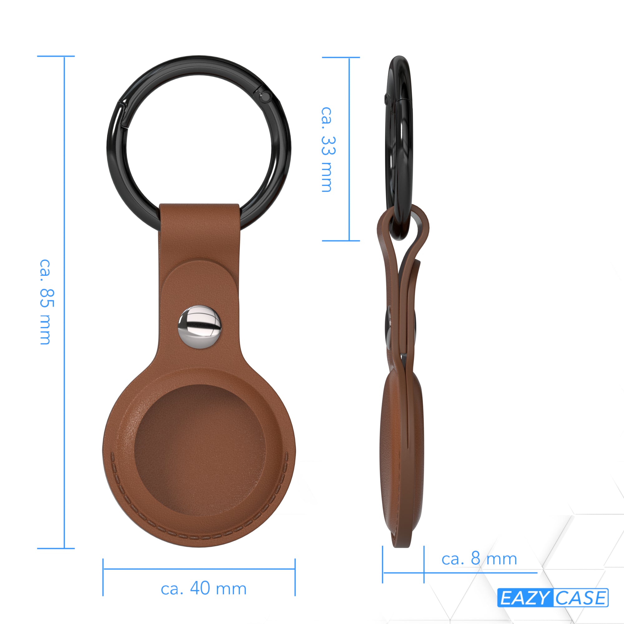 AirTag Schlüssenanhänger Kunstleder