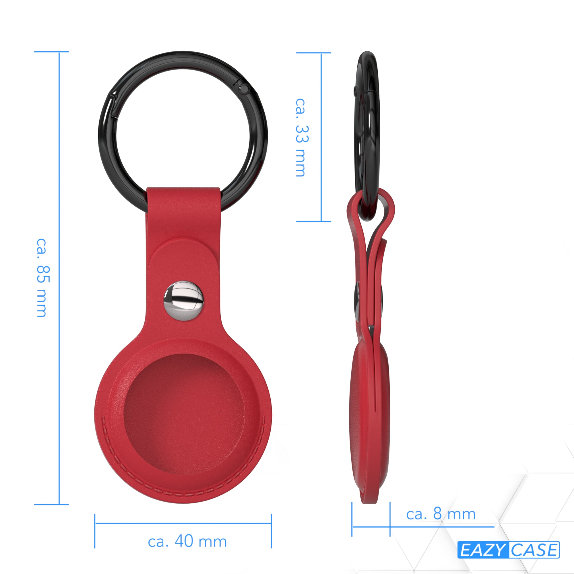 AirTag Schlüssenanhänger Kunstleder