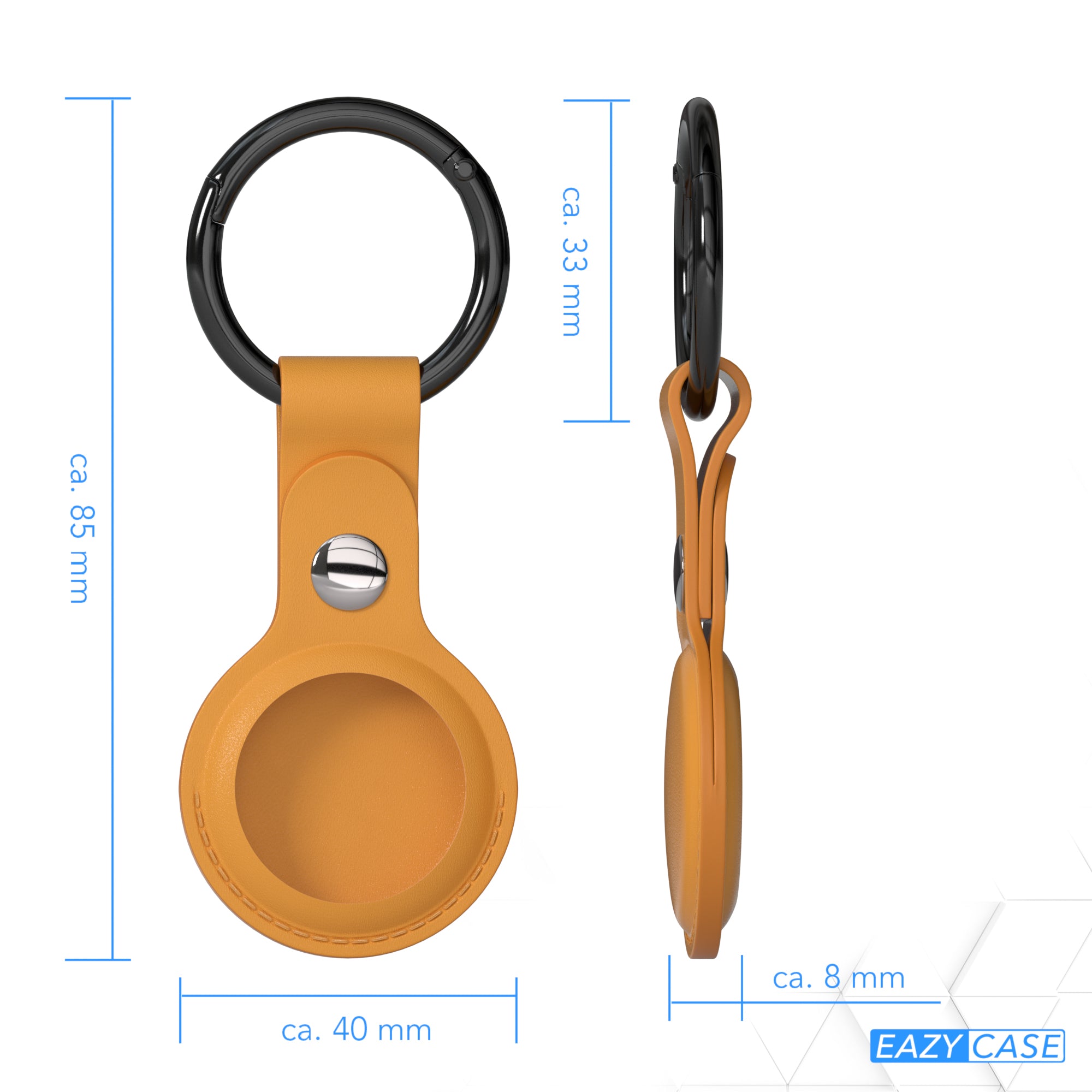 AirTag Schlüssenanhänger Kunstleder