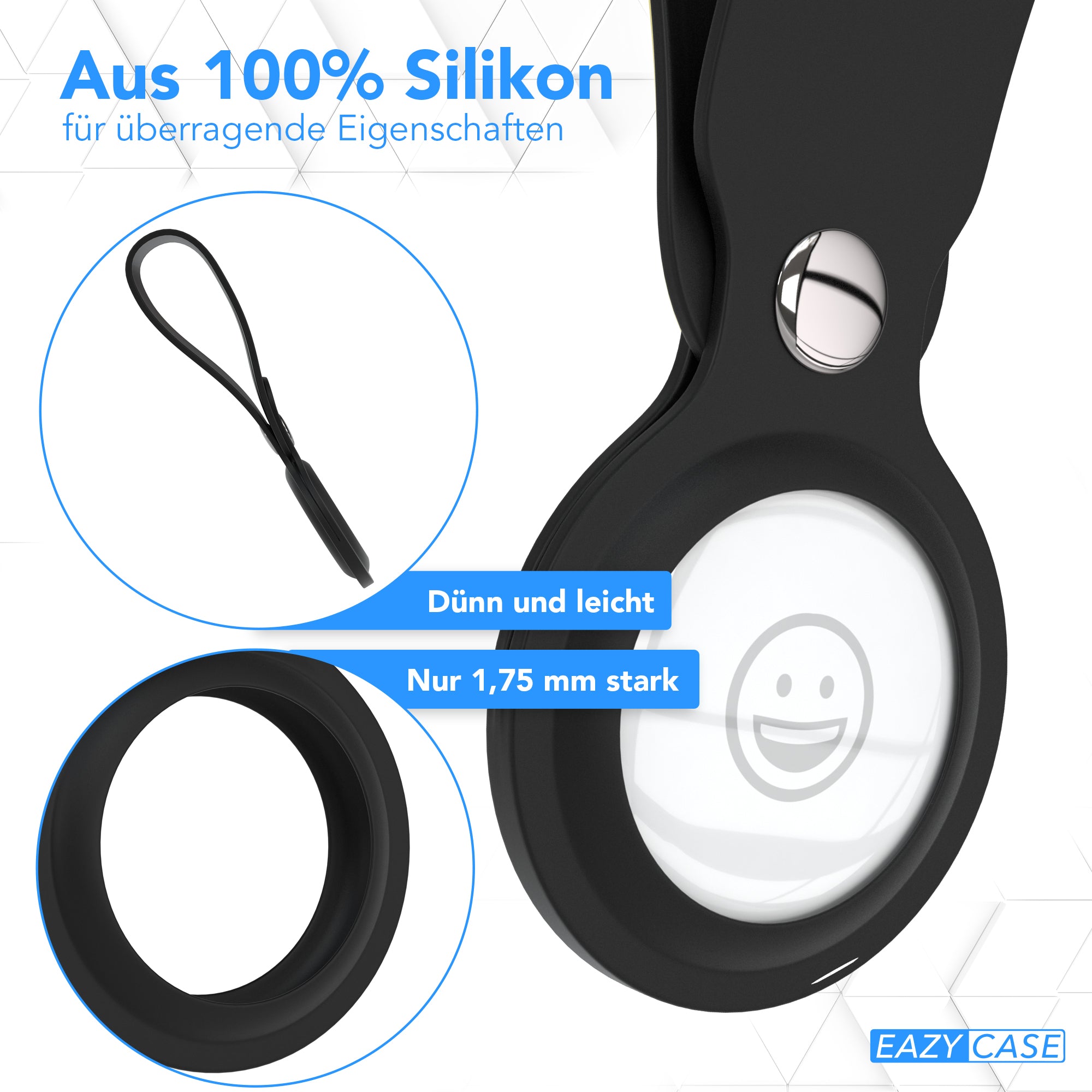 AirTag Schlüssenanhänger Silikon lang