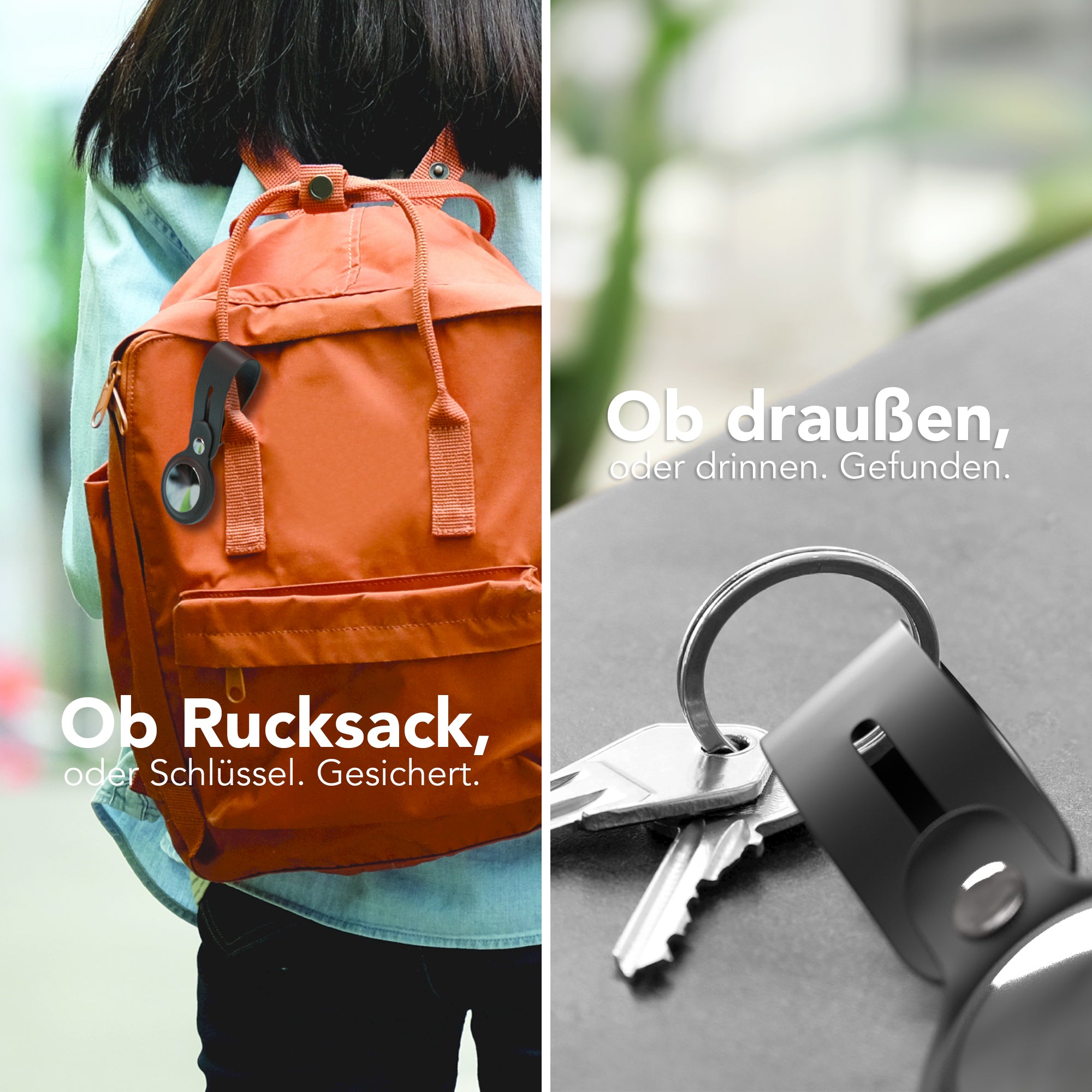 AirTag Schlüssenanhänger Silikon lang