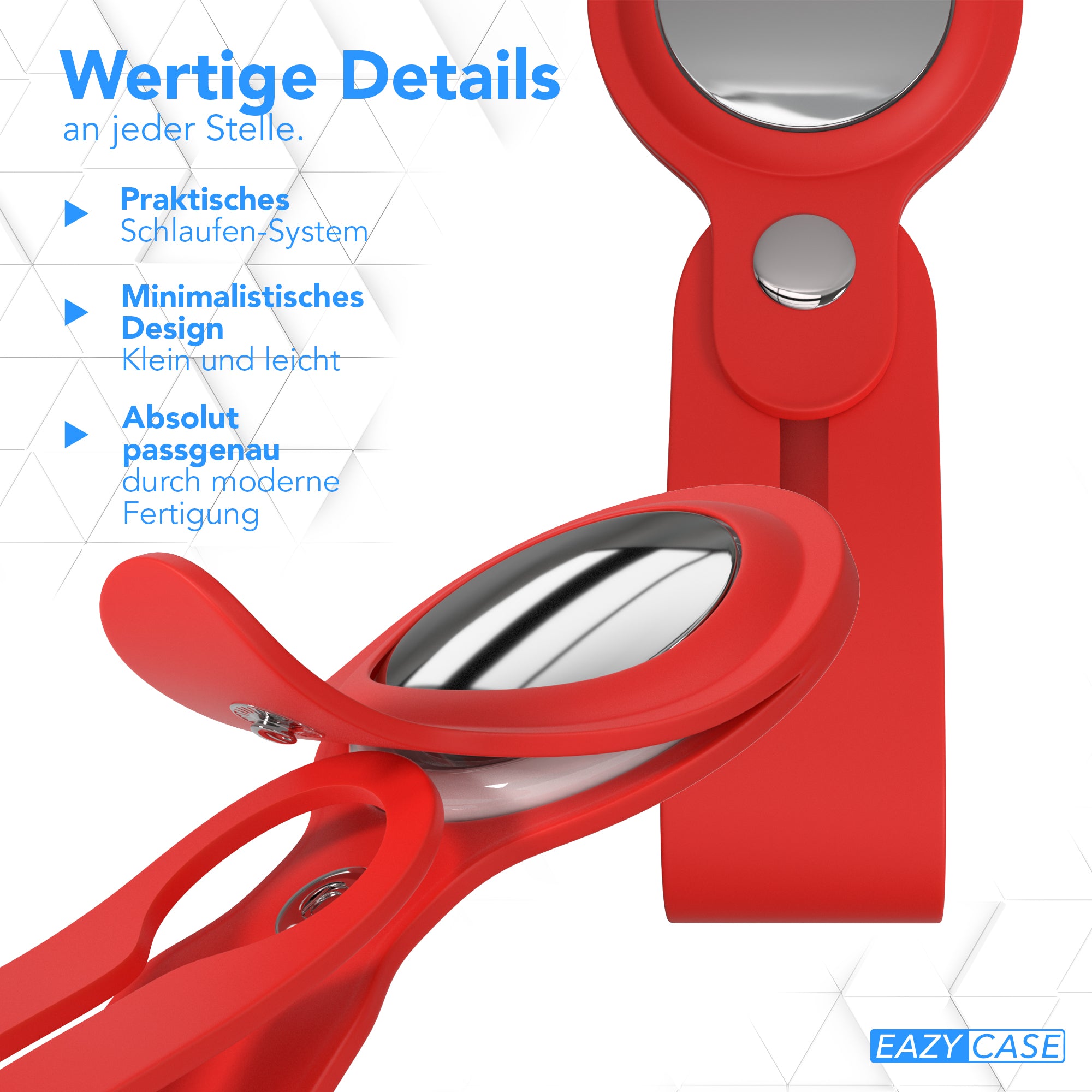 AirTag Schlüssenanhänger Silikon lang