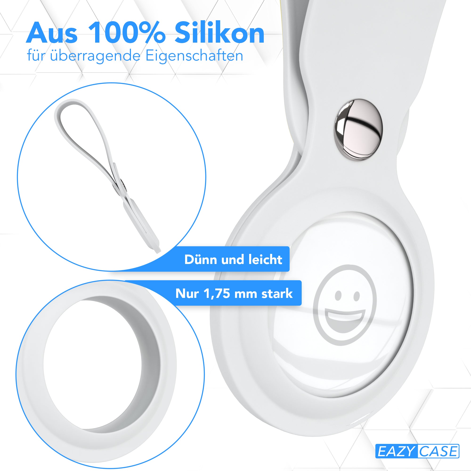 AirTag Schlüssenanhänger Silikon lang