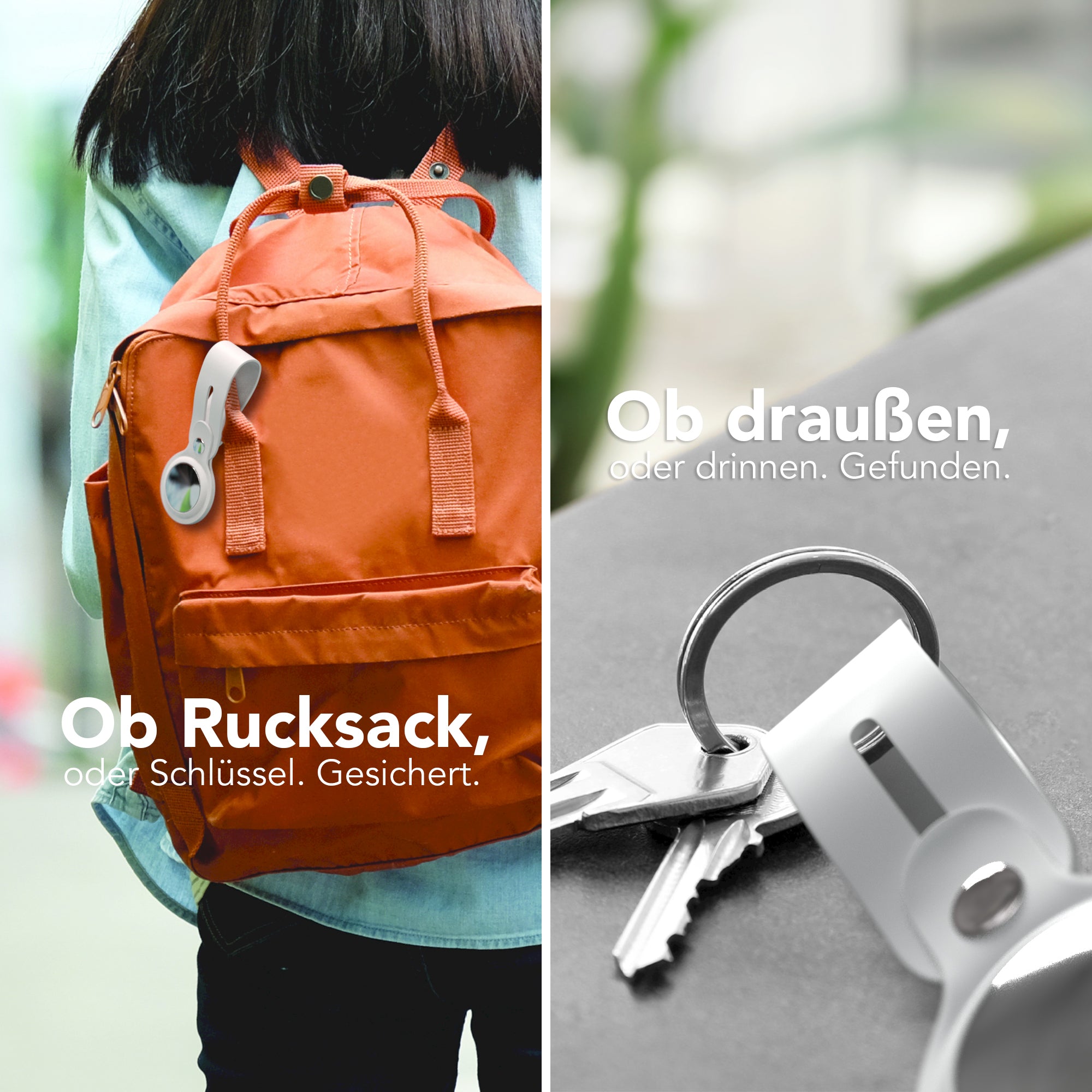 AirTag Schlüssenanhänger Silikon lang