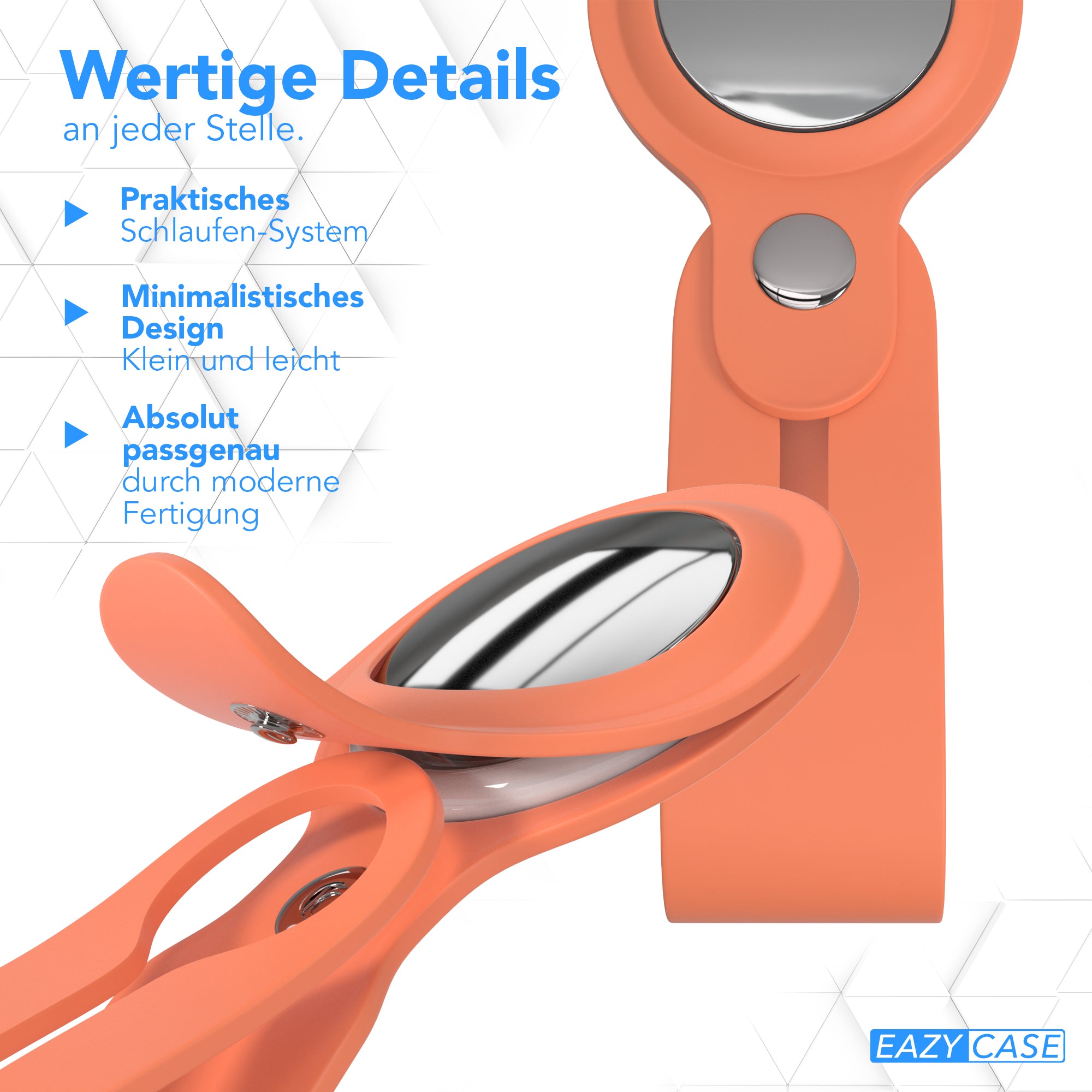 AirTag Schlüssenanhänger Silikon lang