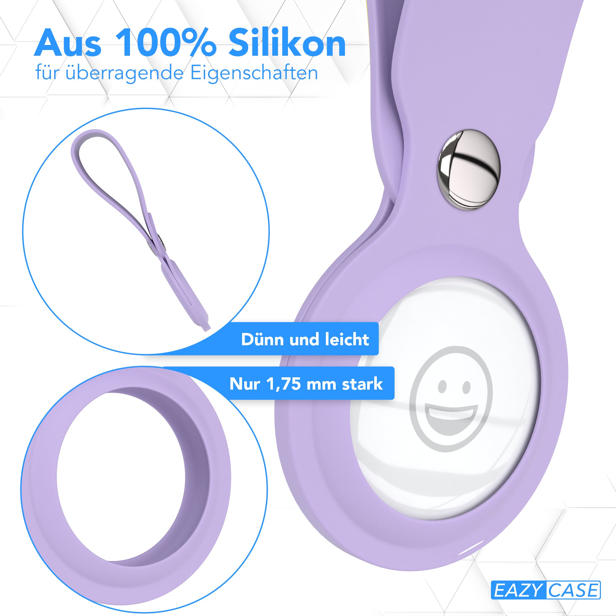 AirTag Schlüssenanhänger Silikon lang