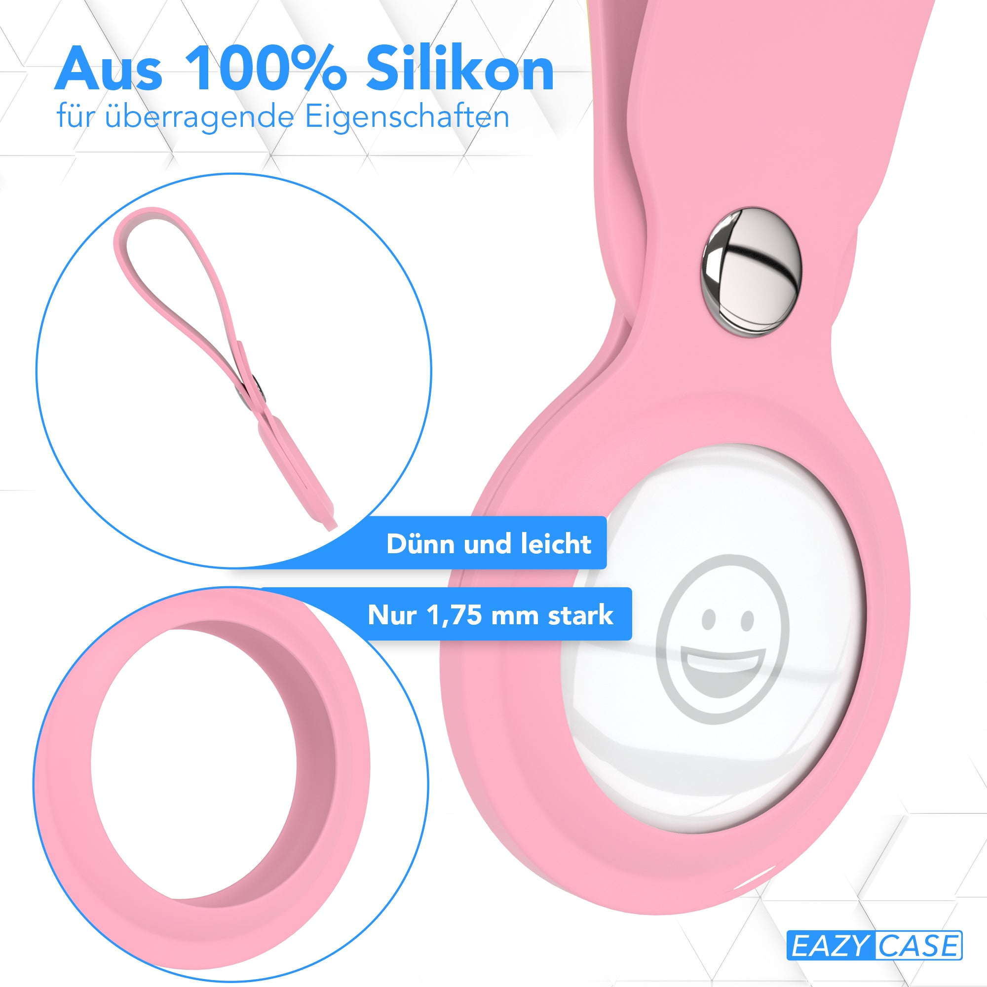 AirTag Schlüssenanhänger Silikon lang