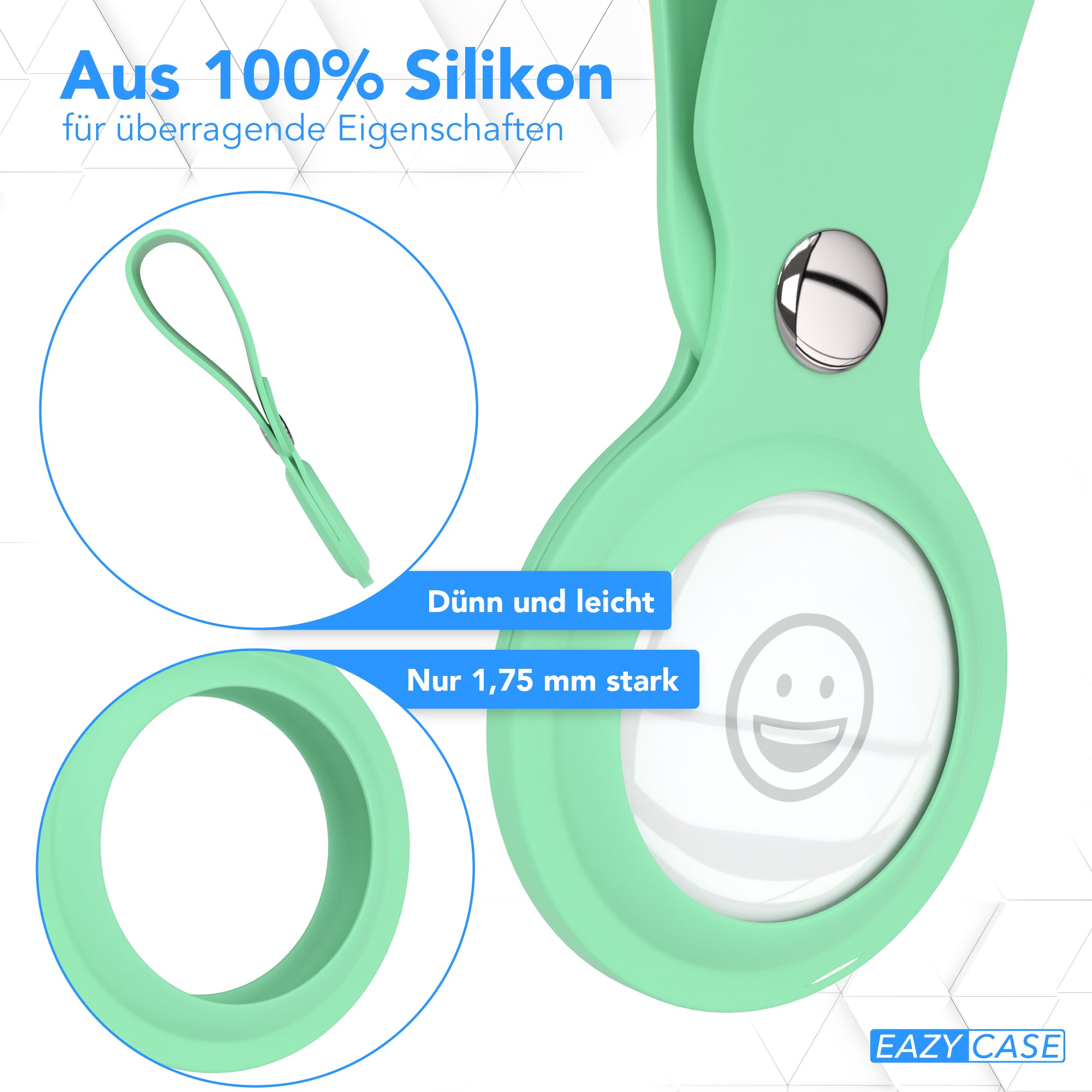 AirTag Schlüssenanhänger Silikon lang